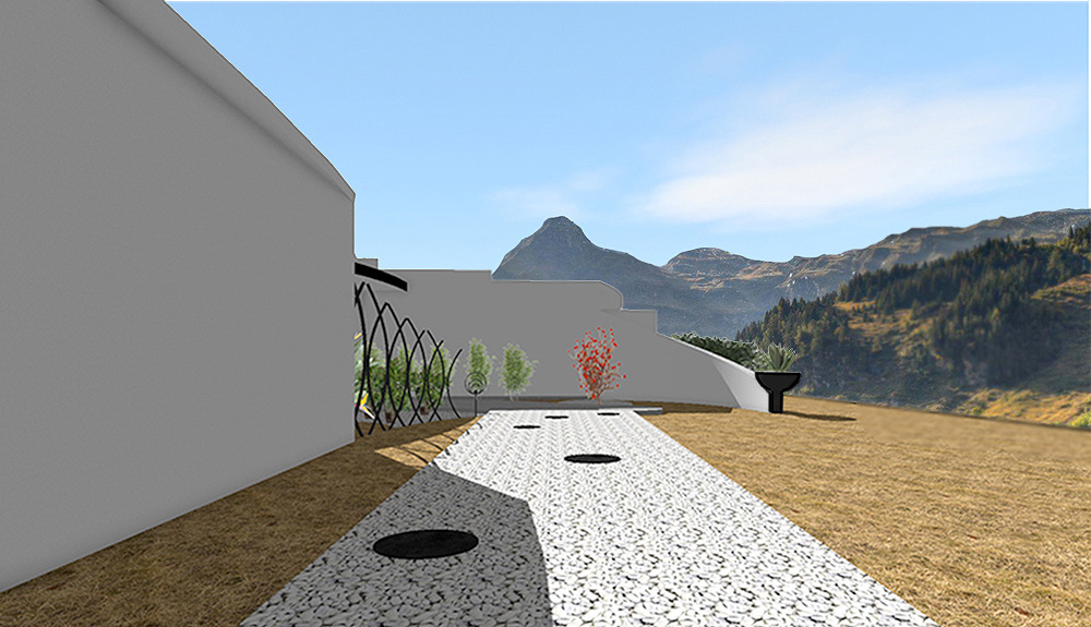 加州风情绿意盎然的山间别墅-11