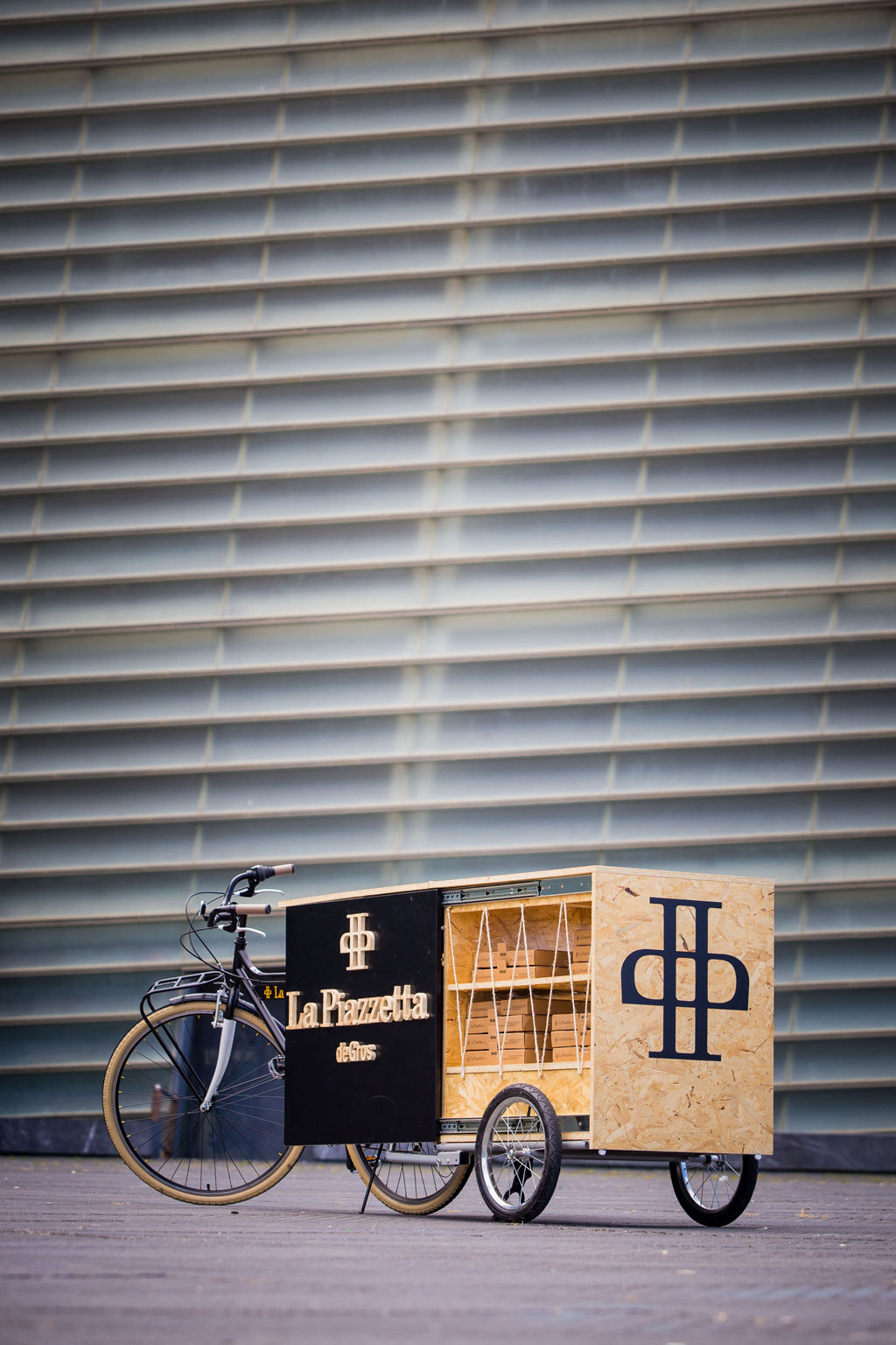 便携式木立方,城市骑行餐厅-1