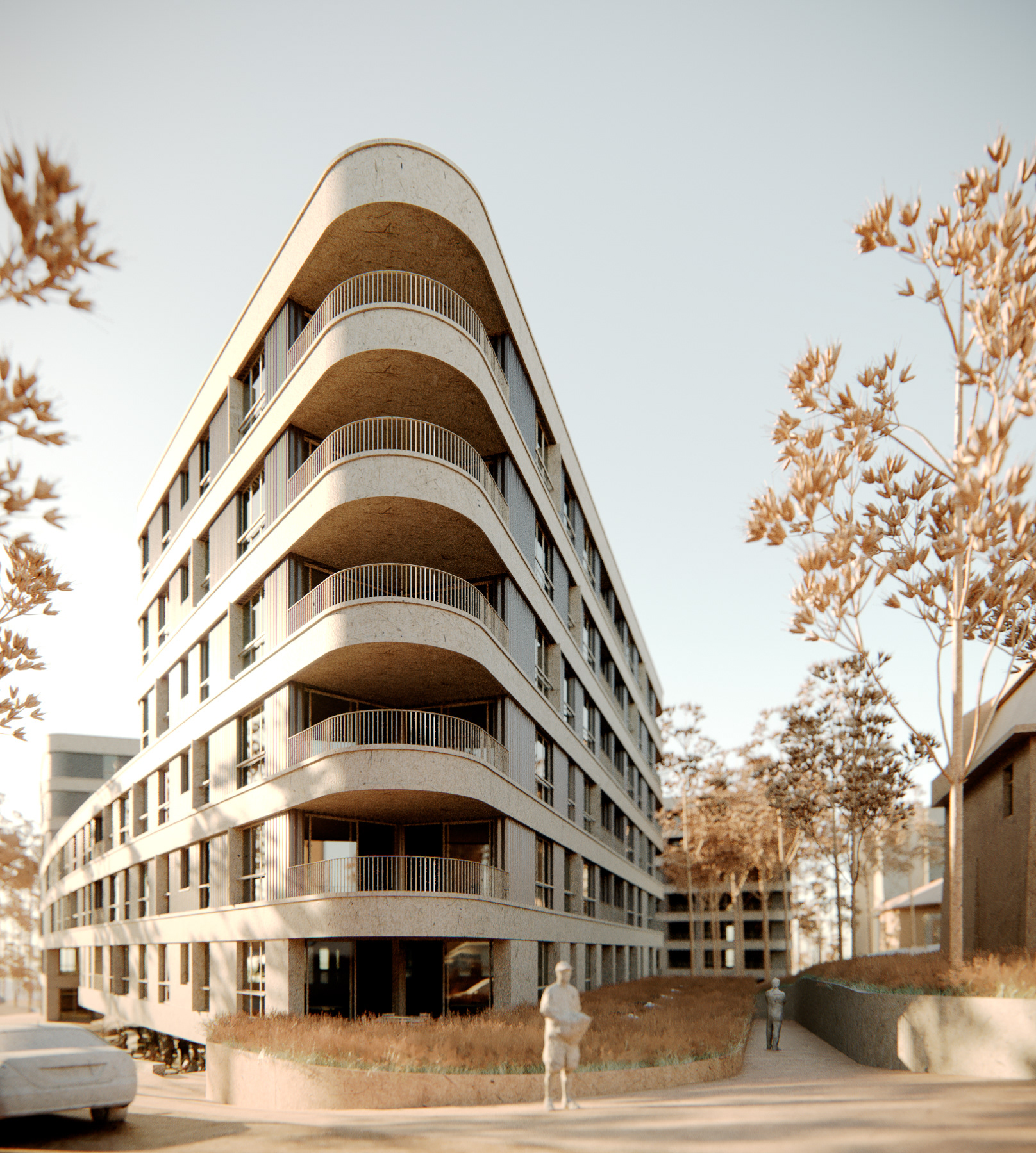 Residential complex. Proposal for competition in Lviv-7