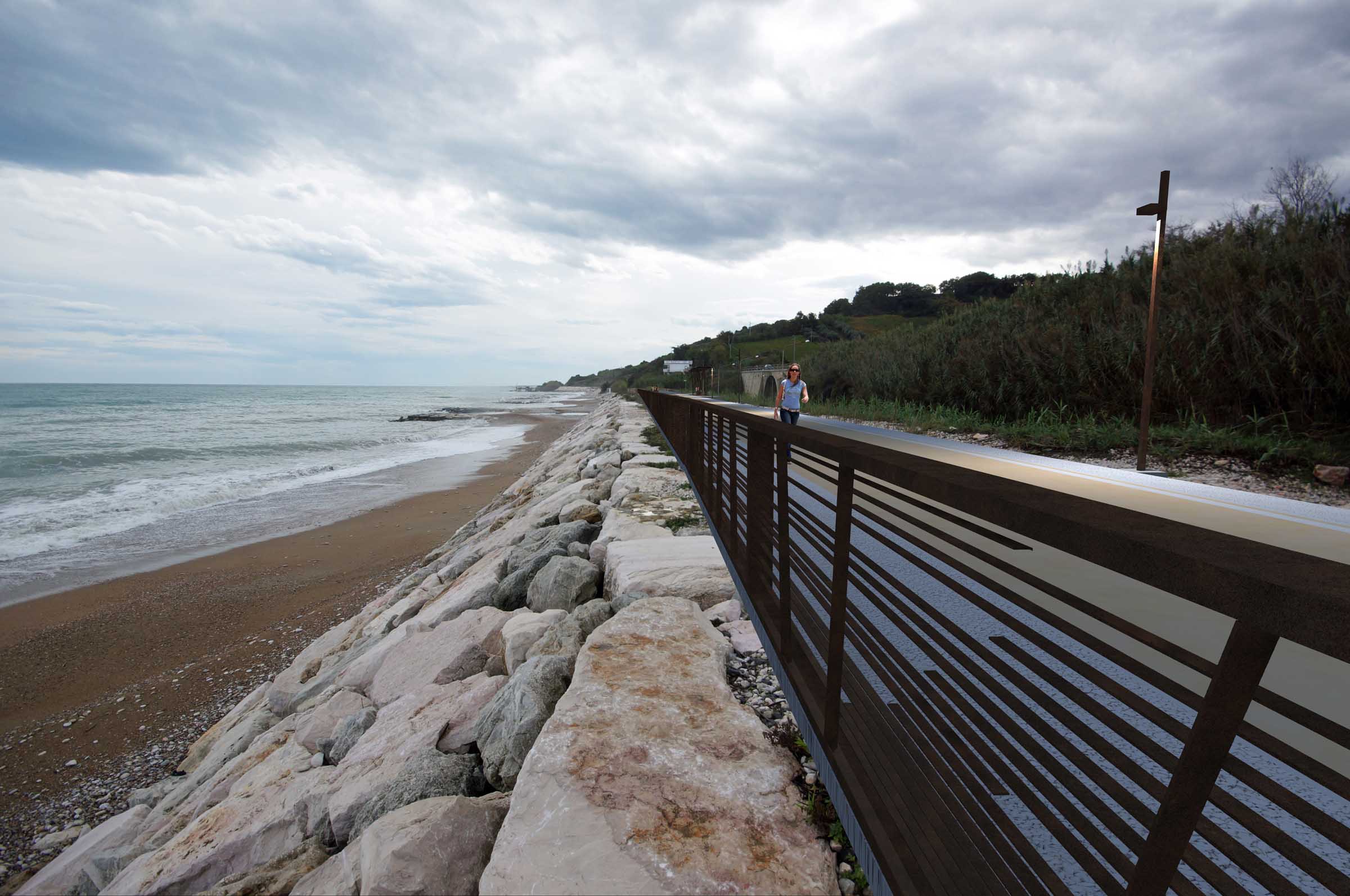 意式海岸风情,绿色骑行通道-39