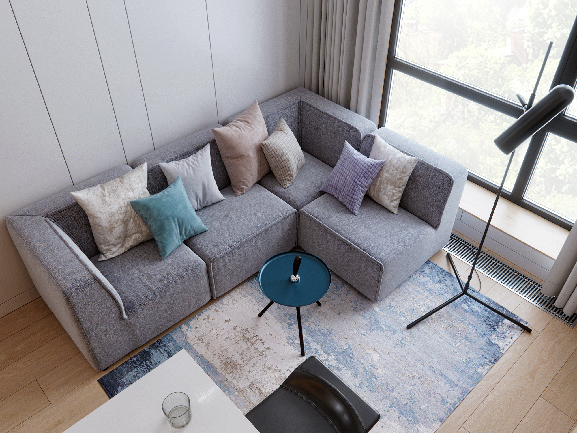 极简艺术公寓设计-2