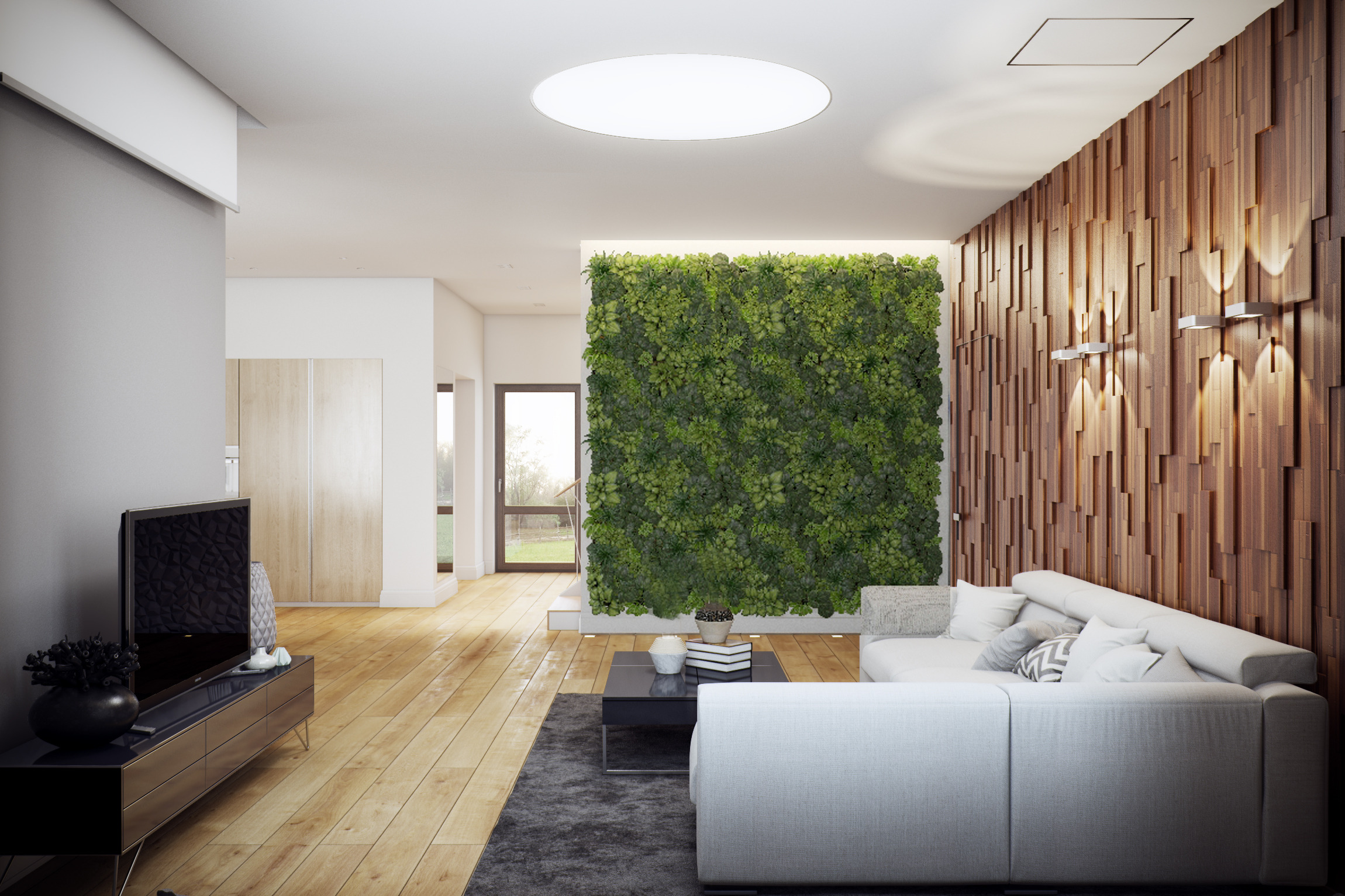 莫斯科郊区别墅时尚室内设计-15