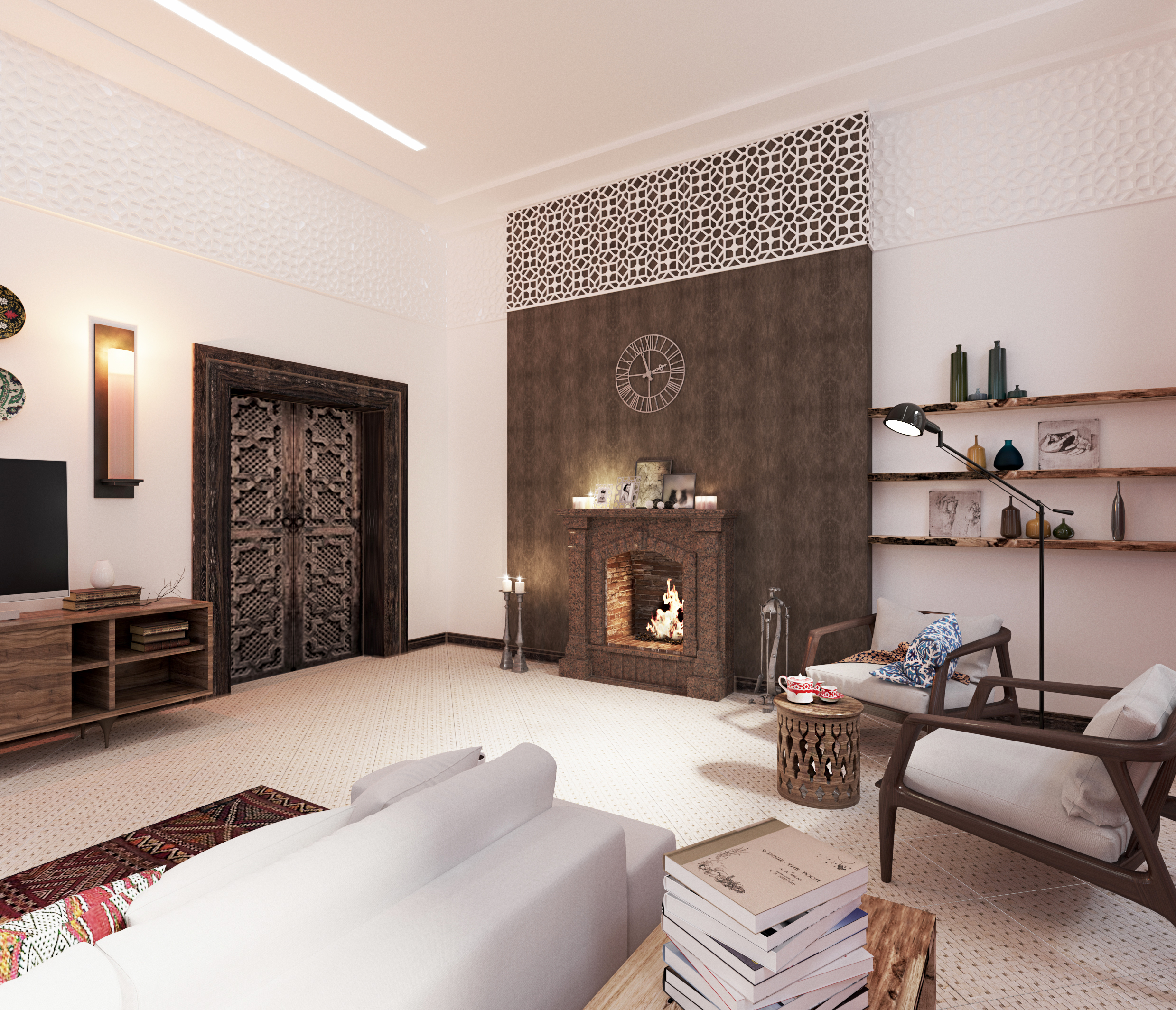 House. Moroccan motifs - 1nd floor-20