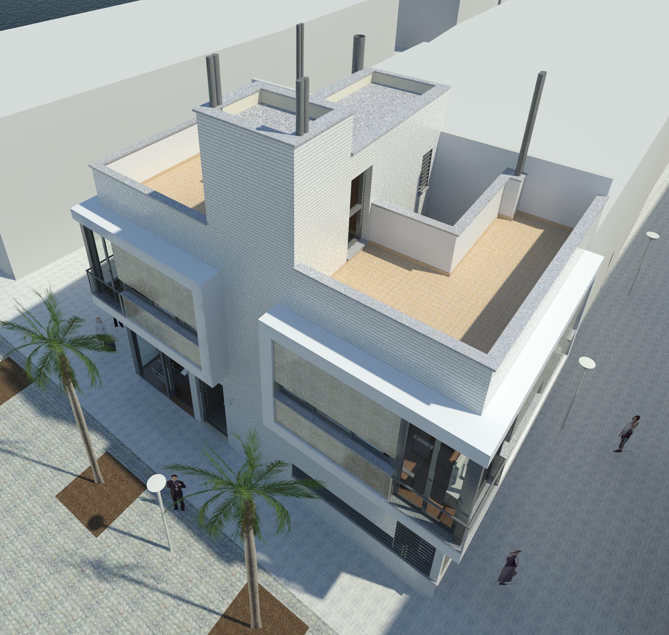 2011 年未实现的马拉加 Pedregalejo 三室公寓设计-0