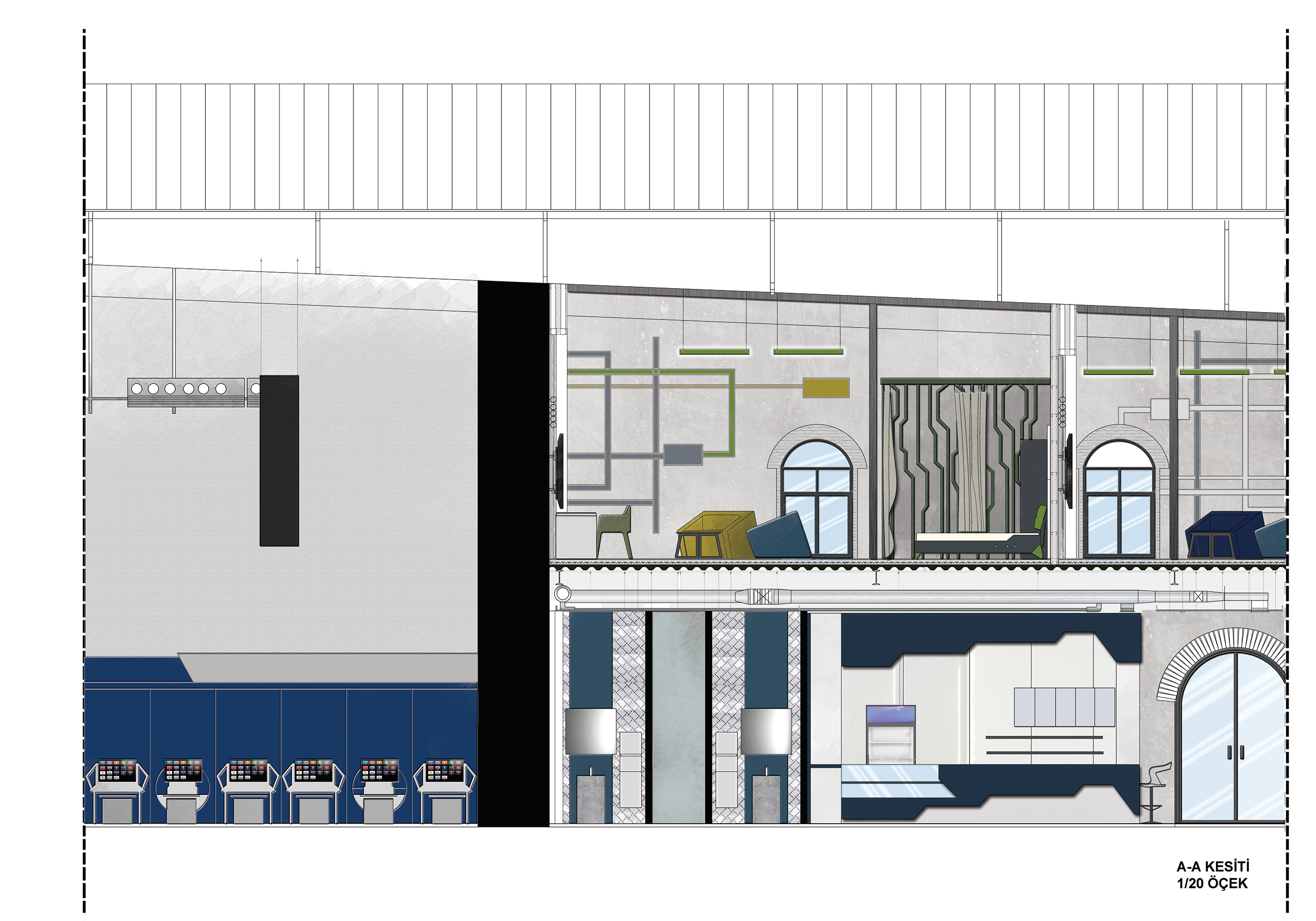 主板之舞 | 伊斯坦布尔青少年科技创业中心设计-12