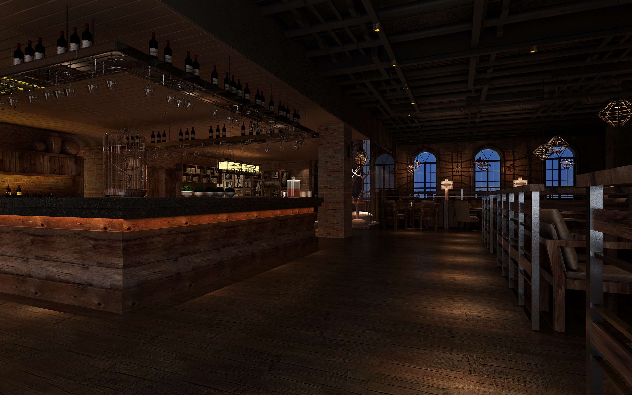 沈育晖作品  餐饮 咖啡厅800平-3