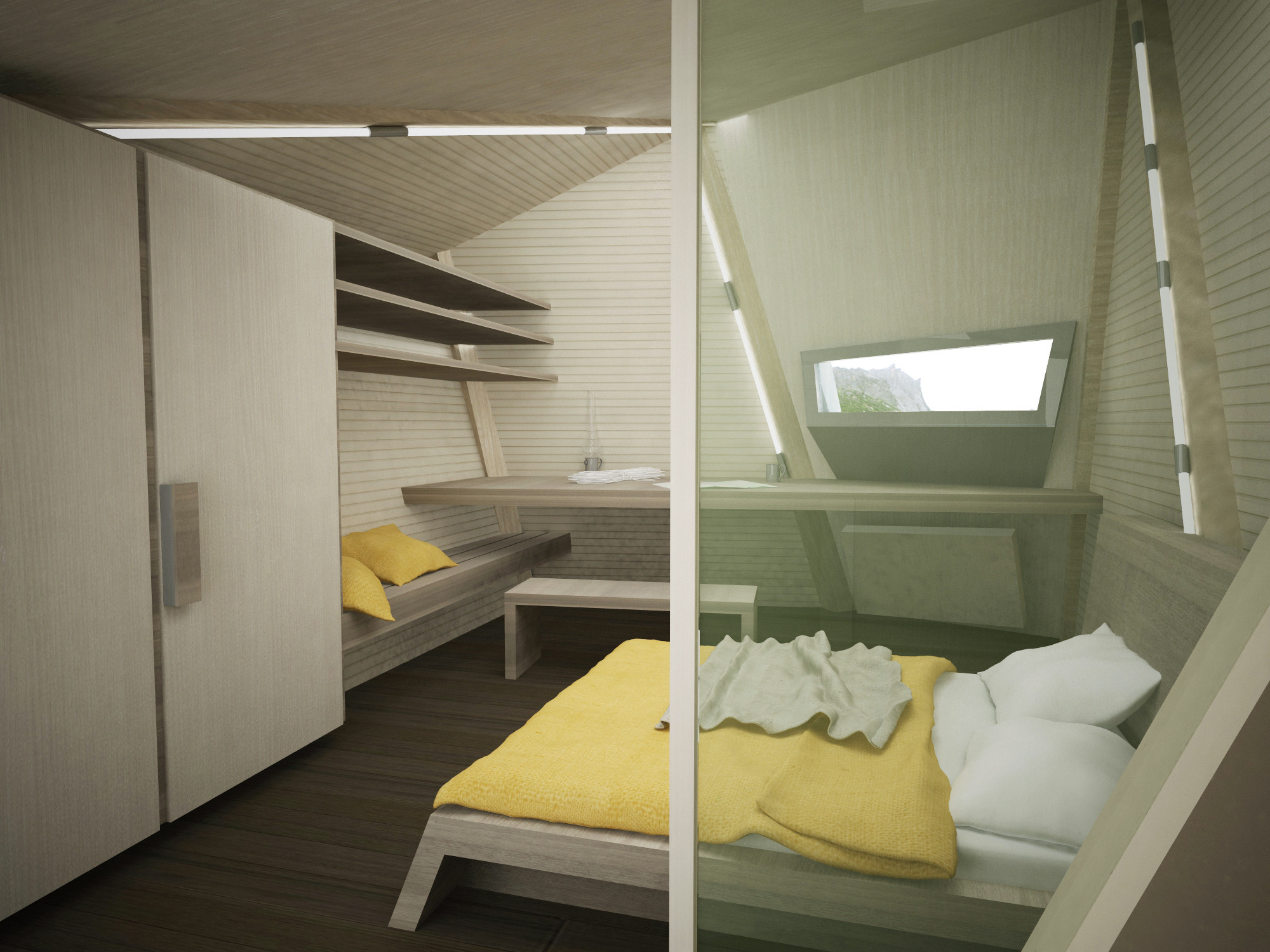 自然公园 Ergaki 山间度假屋设计-4