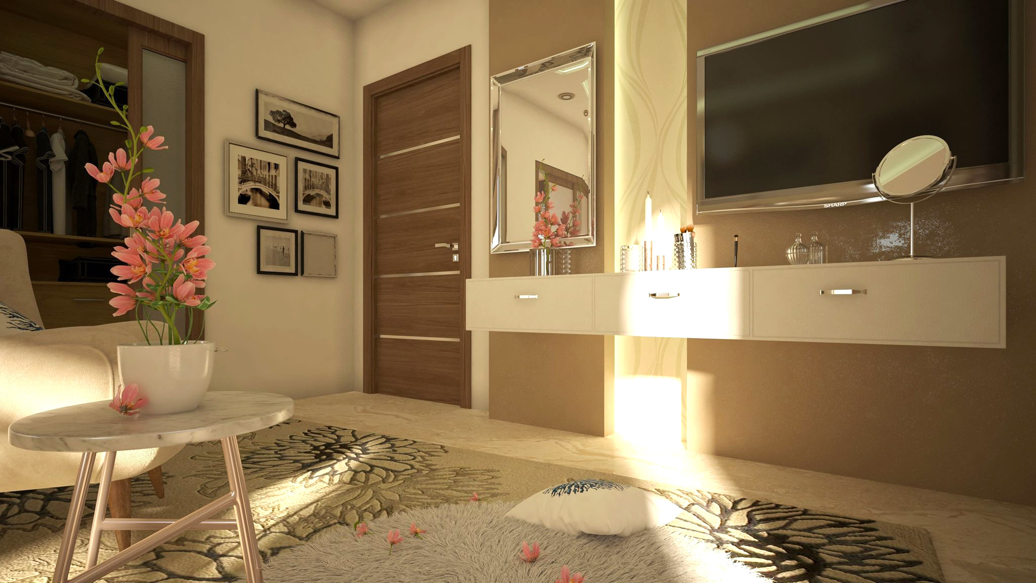 美食·视图 1·，美食·视图 2·，美食·视图 3·，大厅·夜间空间·，大厅朝向夜间空间-7