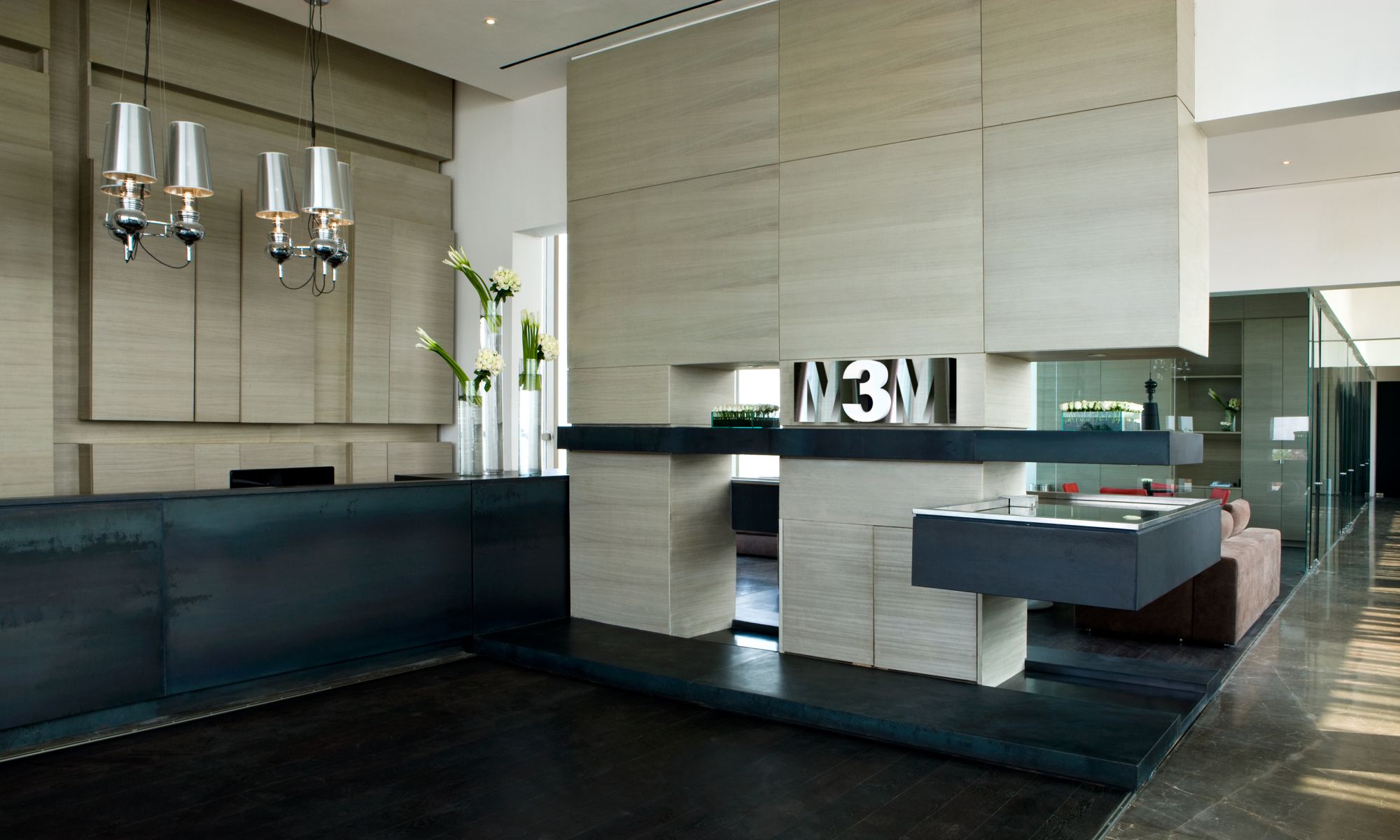 印度古尔冈M3M Corporate销售办事处，会议室，餐厅酒吧-0