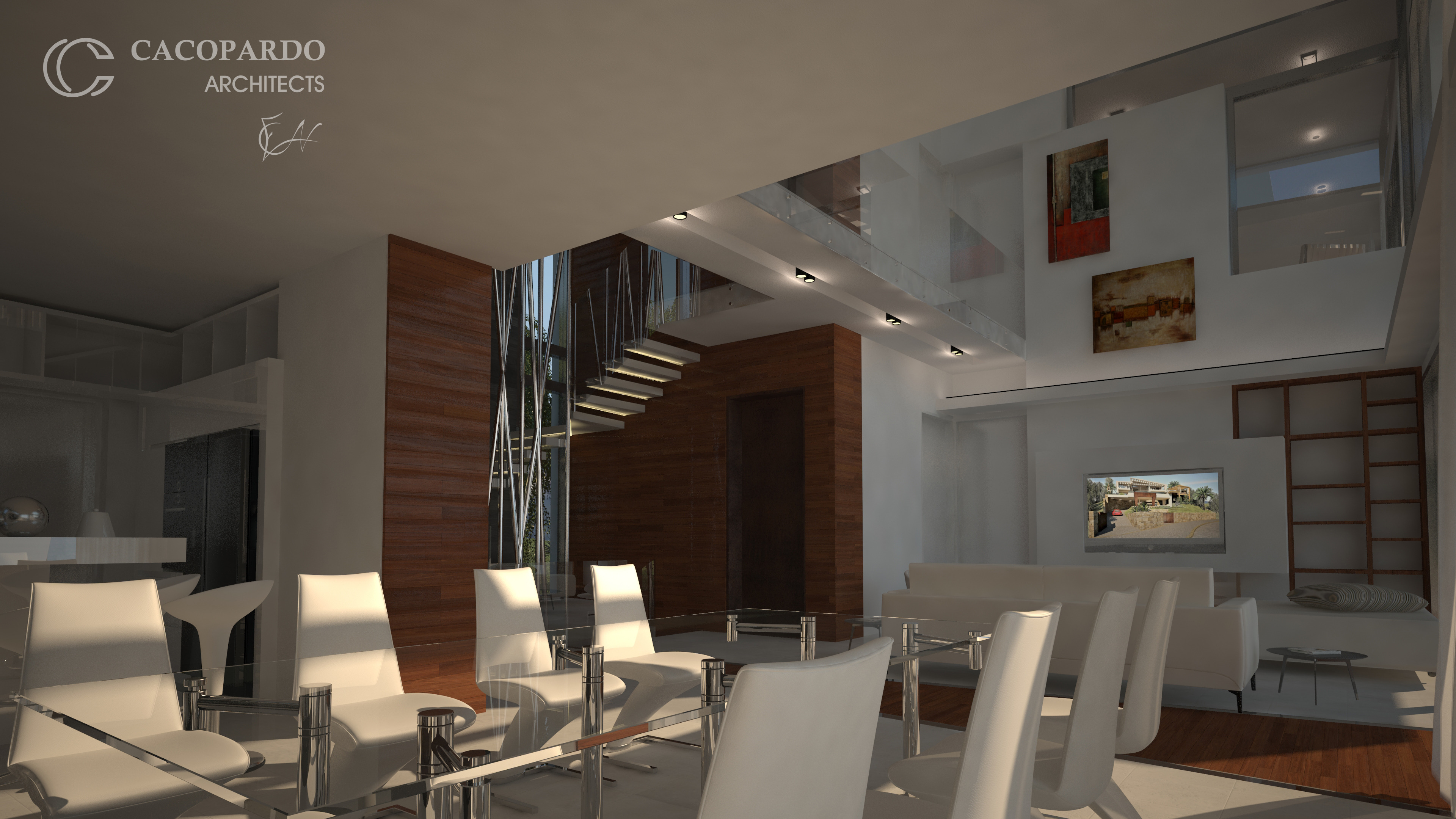 地中海风情豪华别墅,设计师打造无限海景视野-8