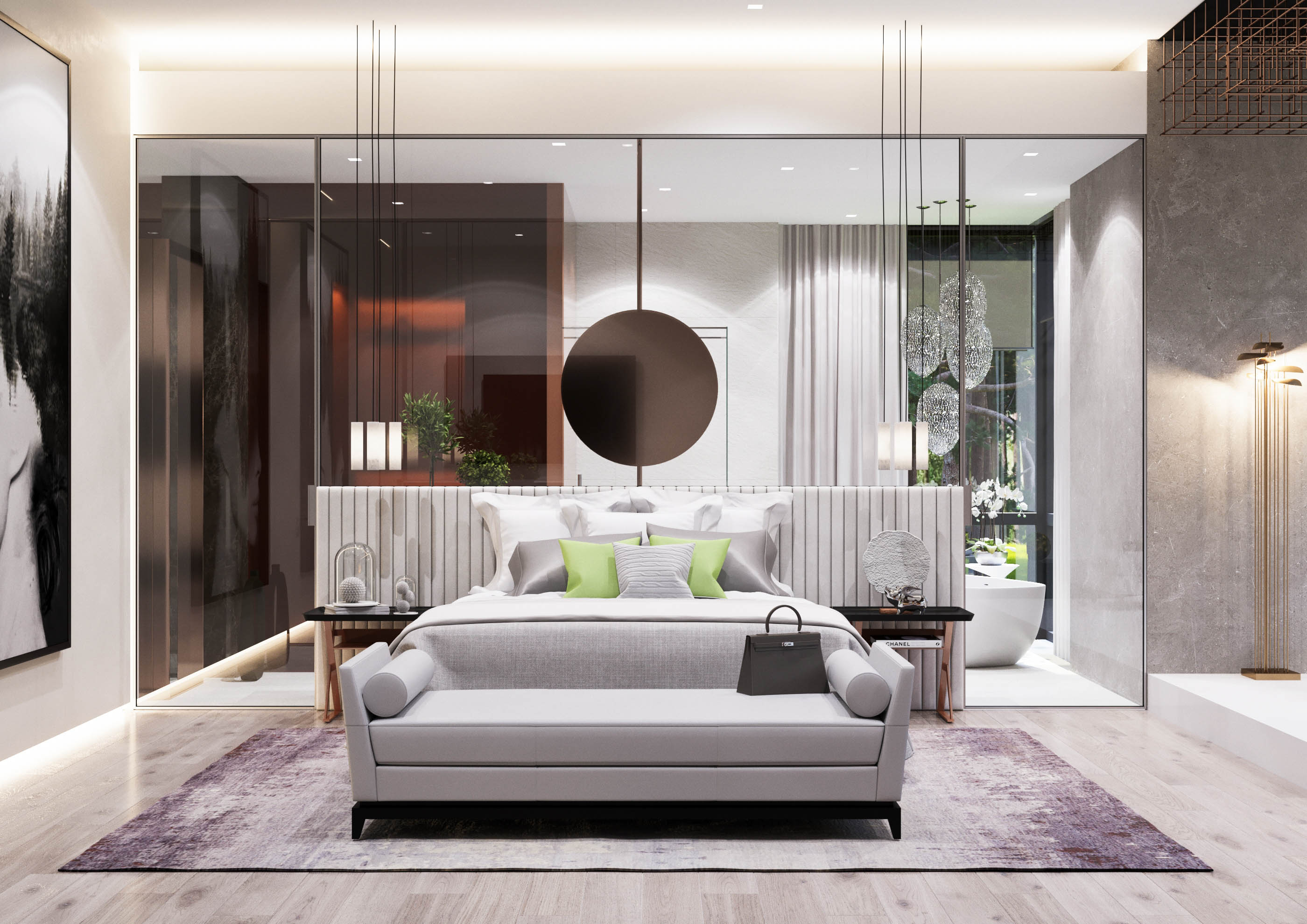 莫斯科乡村别墅 | 2017 年完工的单家庭住宅室内设计案例-1