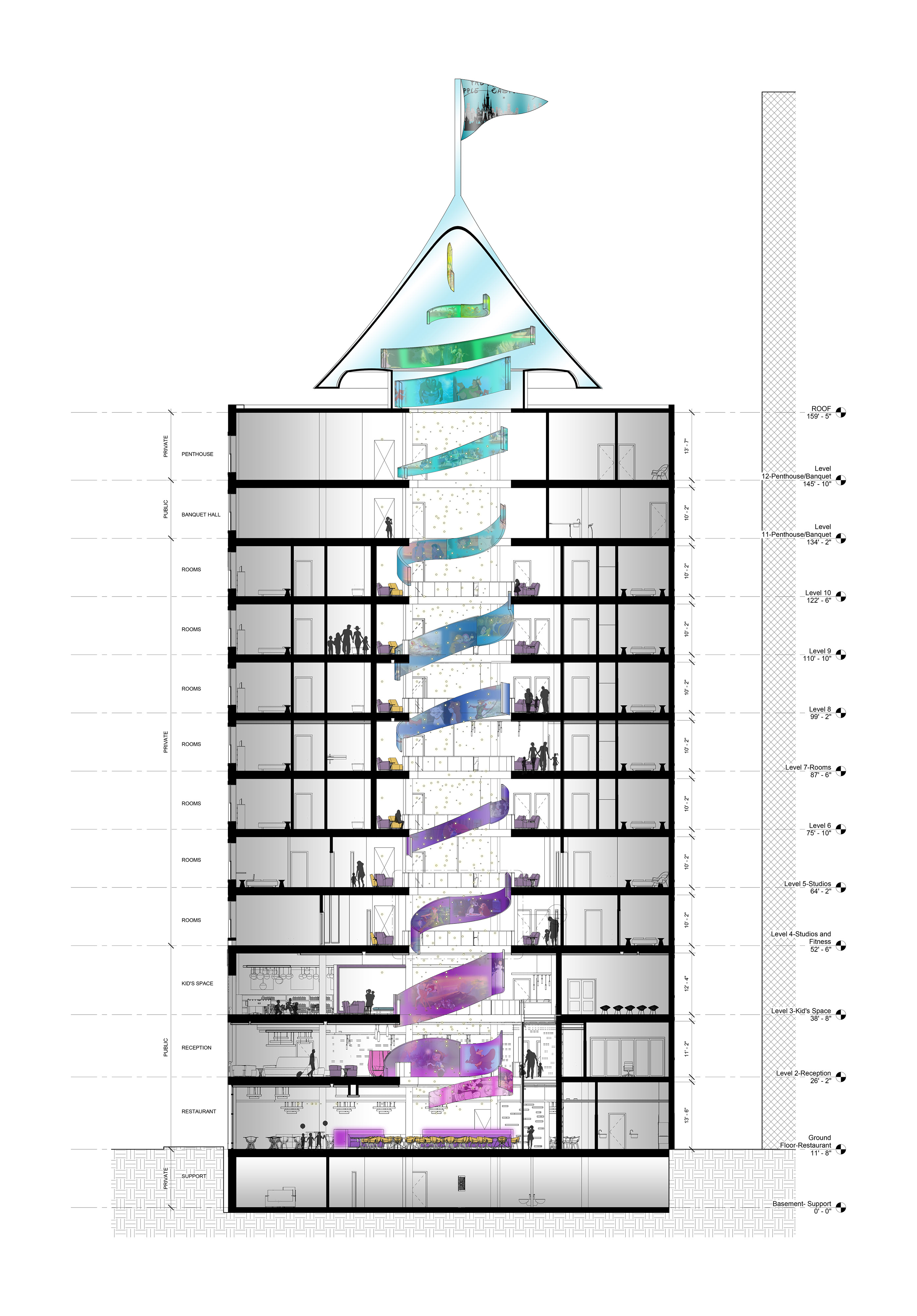 梦幻纽约 | 迪士尼酒店“大苹果城堡”-9