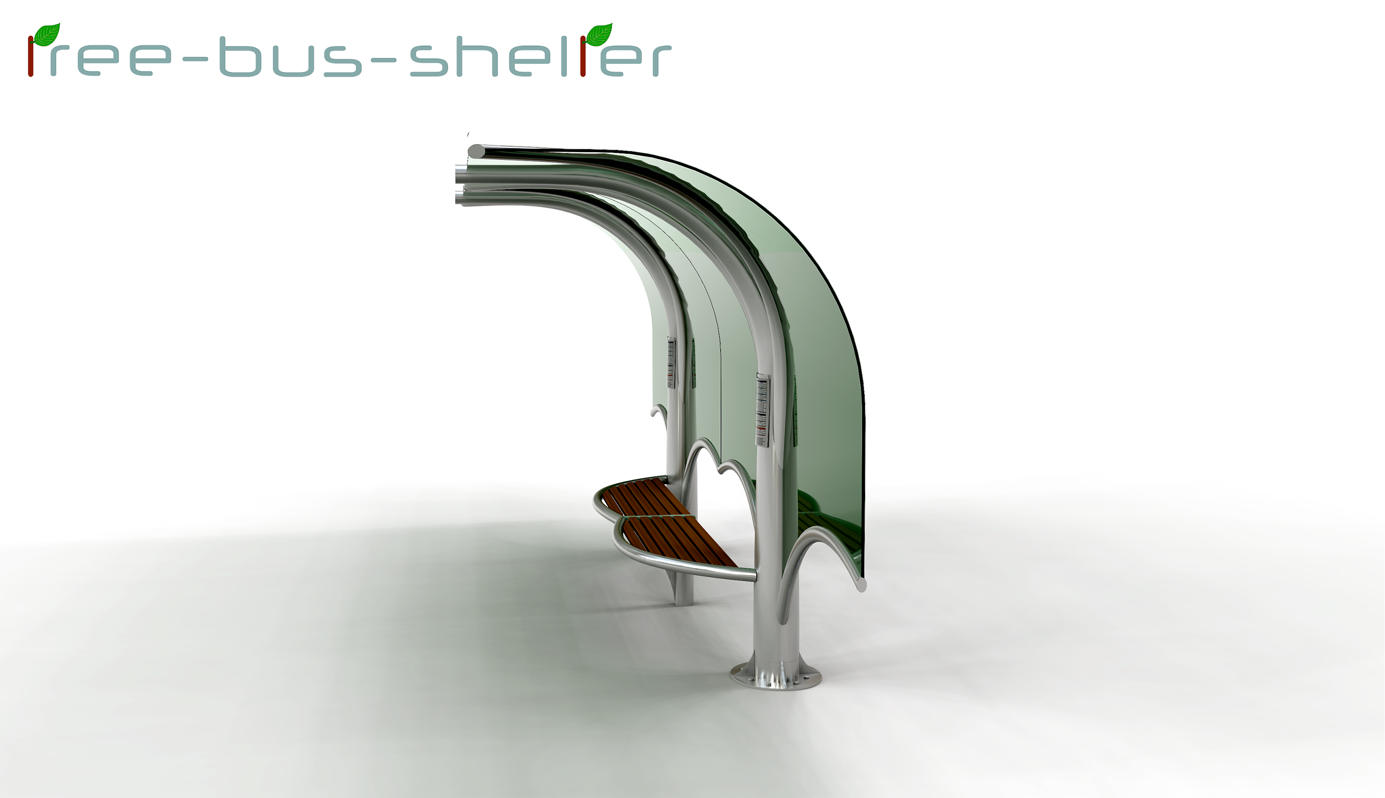 绿意盎然的城市公交站-8