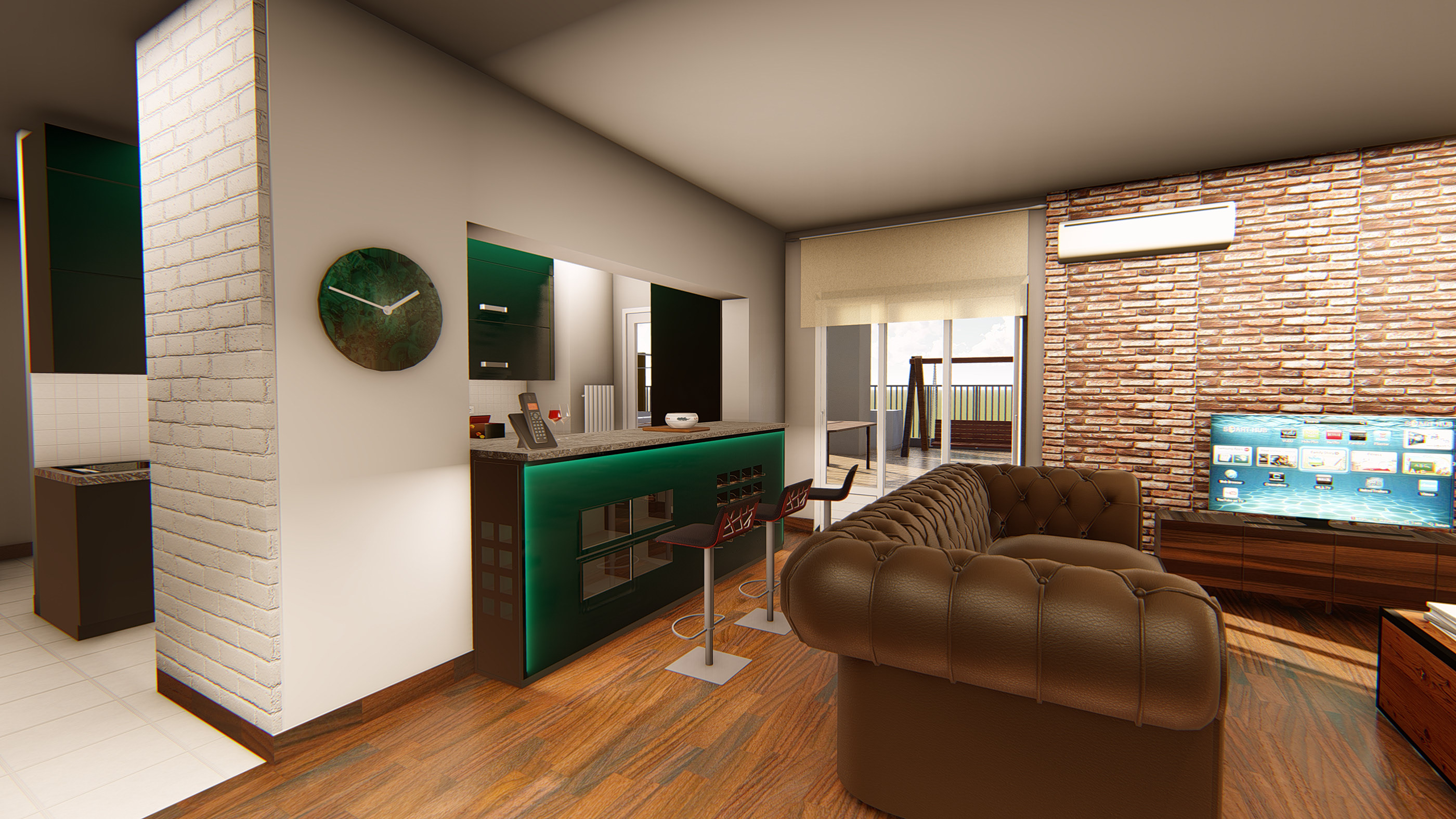 三维立体规划渲染-21