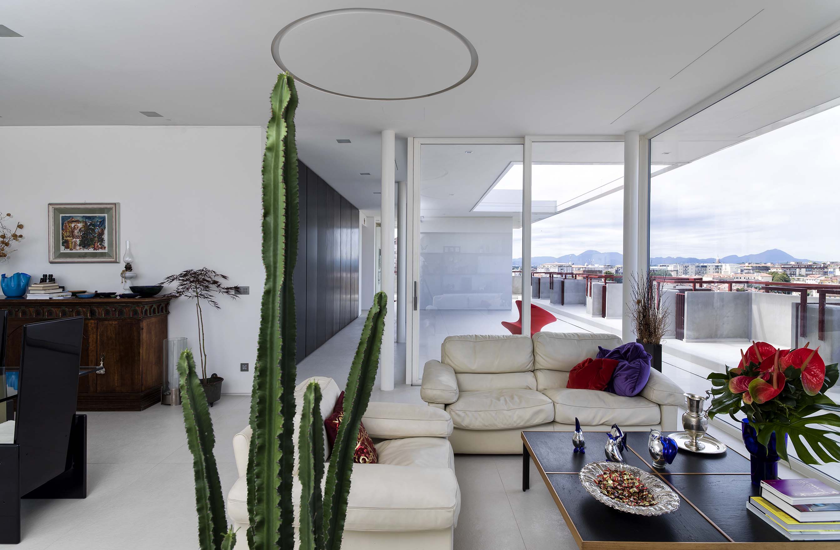 意式风情 Padova 顶层公寓的 360°全景视野-5