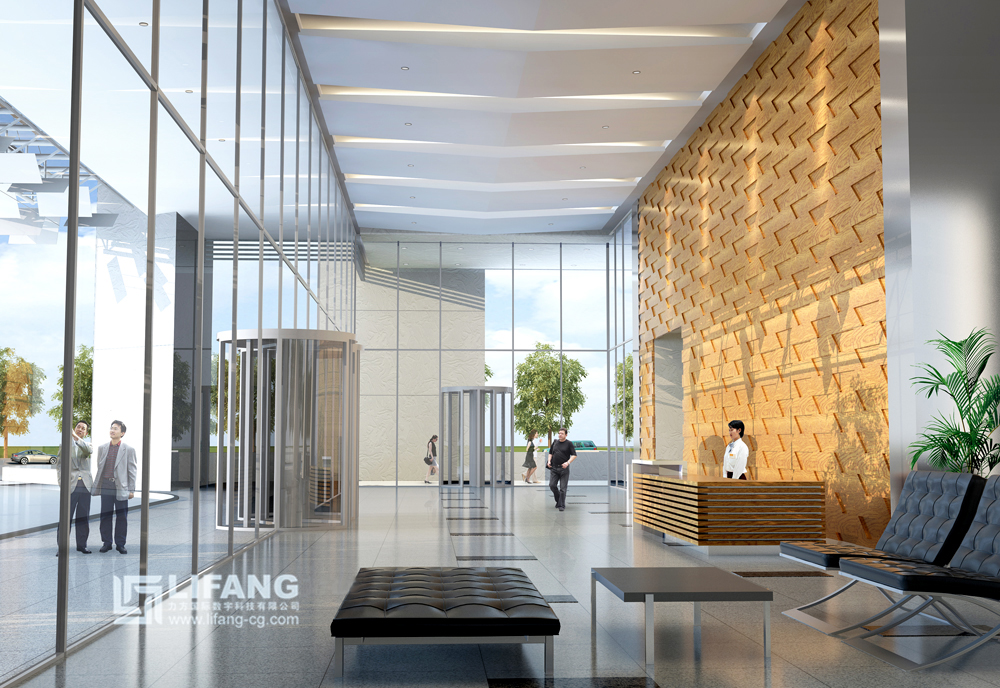 专业室内渲染公司展示办公空间设计佳作-15