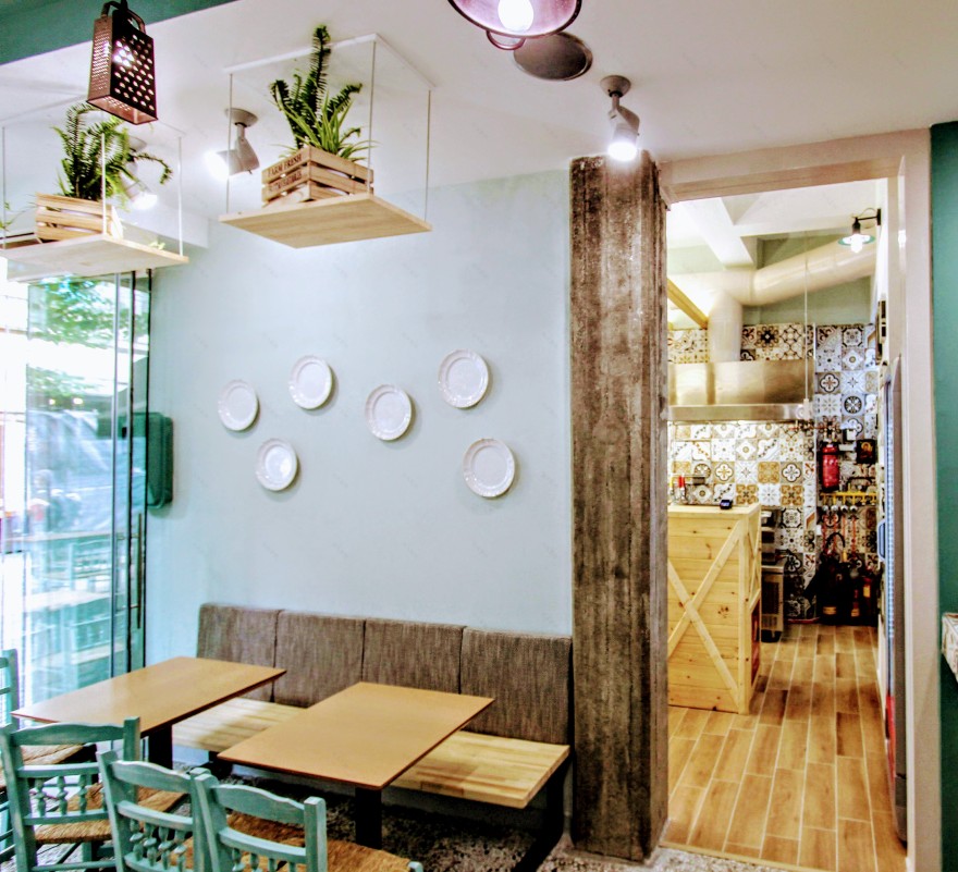 复古风快餐厅,呈现希腊风情-7