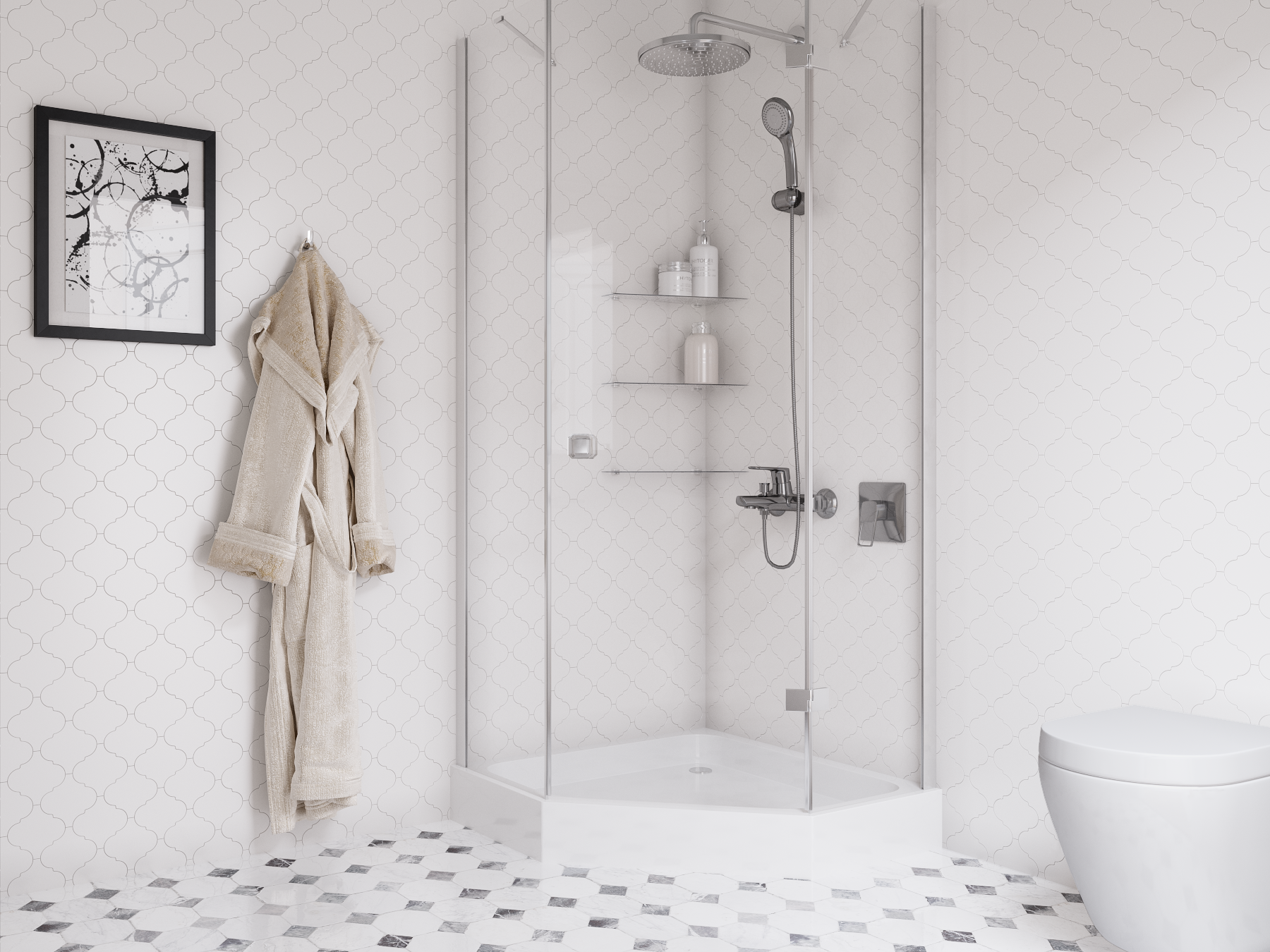 Scandinavian Interior (3ds max, Corona)-13