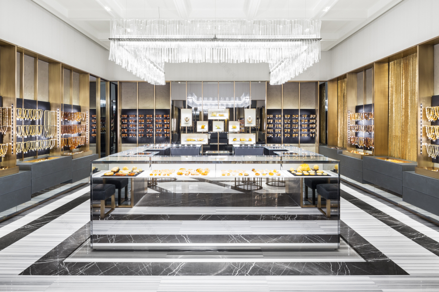 俄罗斯琥珀品牌店,米兰市中心建筑传奇-18
