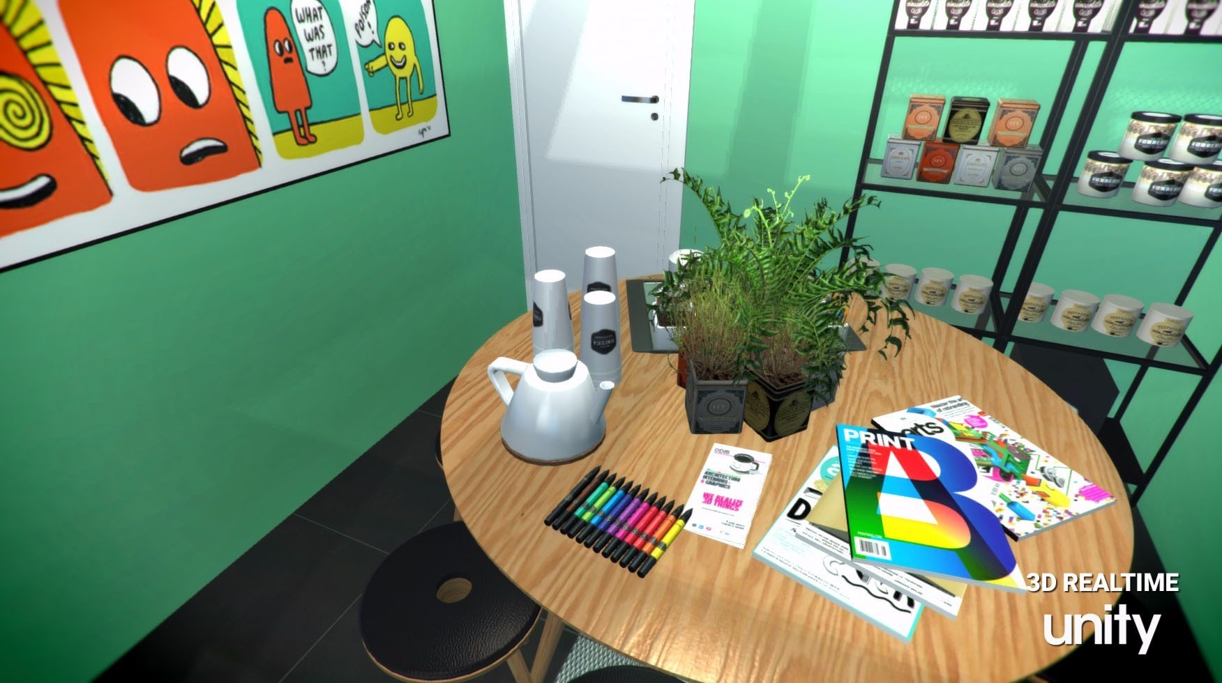 罗马甜品店 | 3D 实时导航与创意工作室的完美结合-11