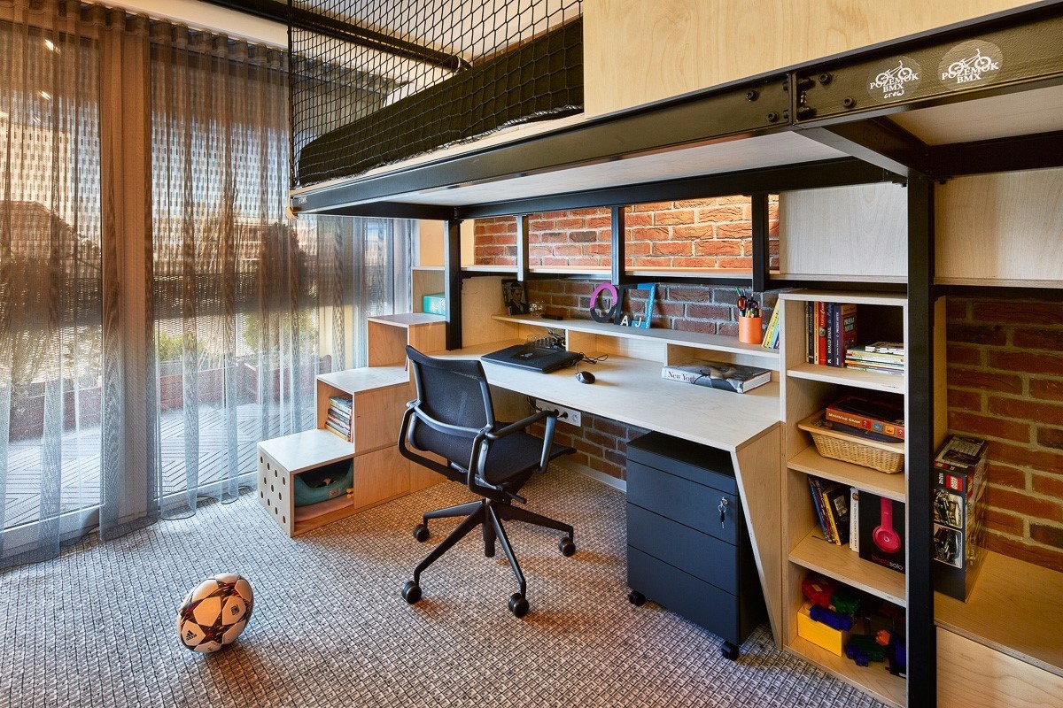 纽约风情的学生公寓改造-1