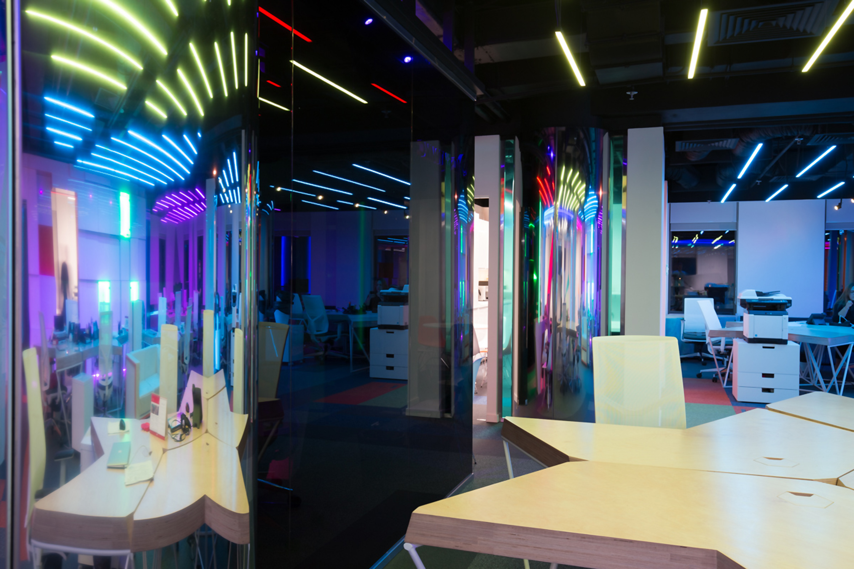 莫斯科 1S-Bitrix 办公室 | 几何艺术与光影的完美结合-26