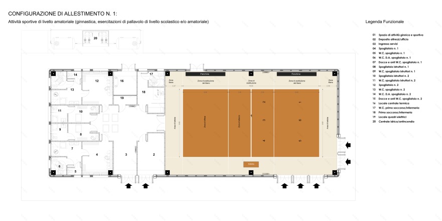 多功能结构建筑 | Cortale 市运动与文化中心-7