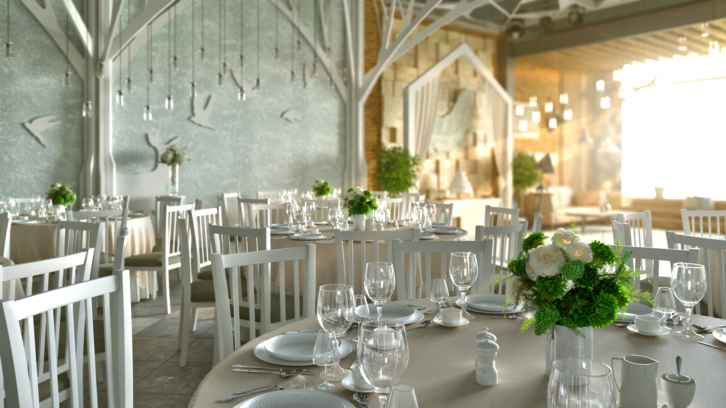 创新婚宴厅设计 | 圣彼得堡婚宴厅“森林与阁楼”-0