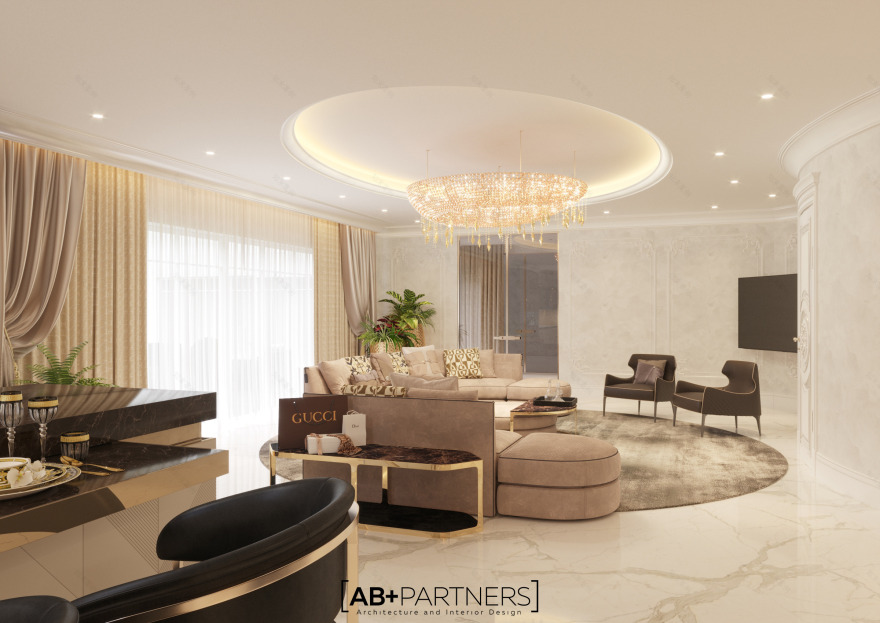 伦敦豪华别墅现代奢华室内设计-11