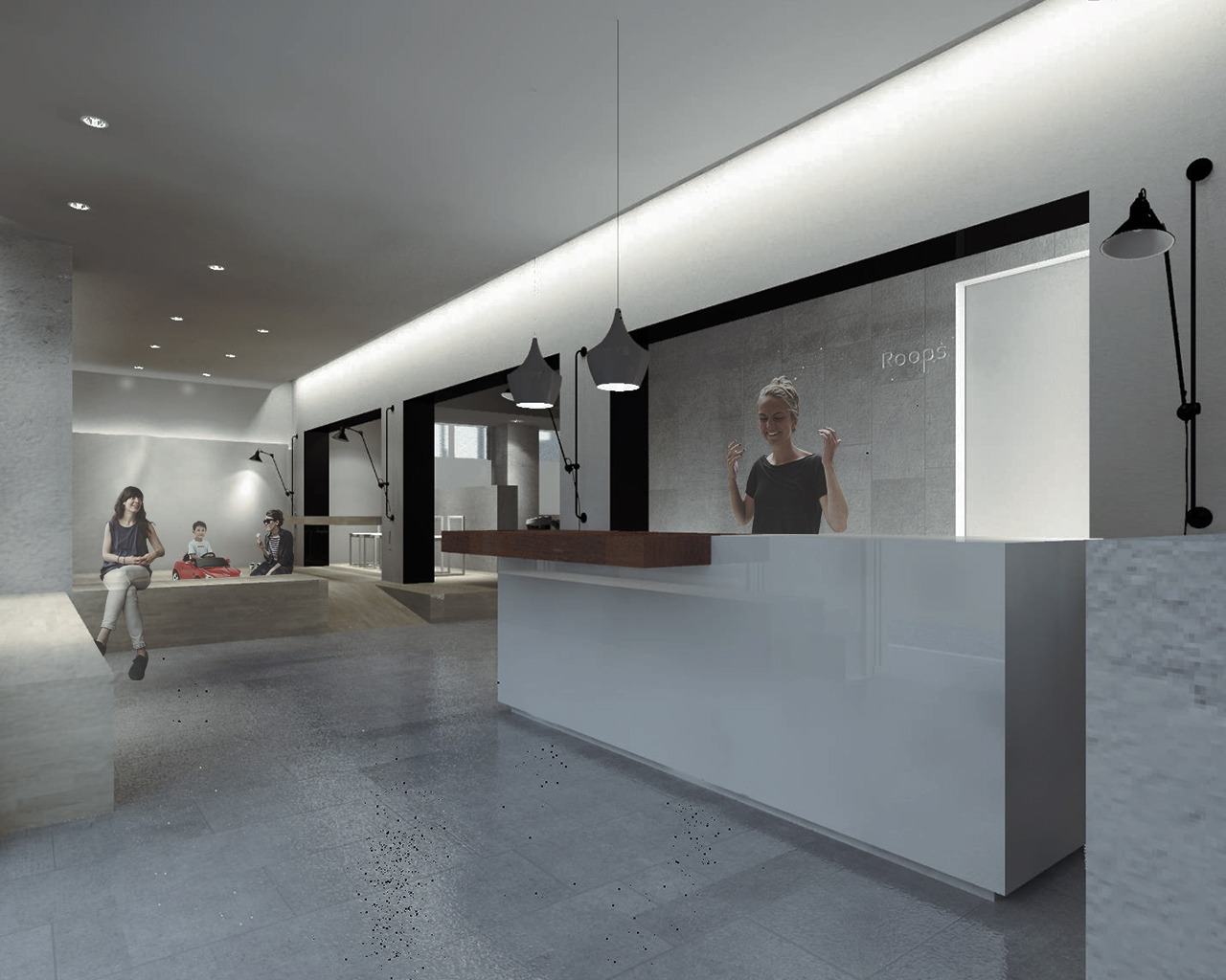 2014 年 ROOPS 发廊 | 临时性室内设计佳作-3