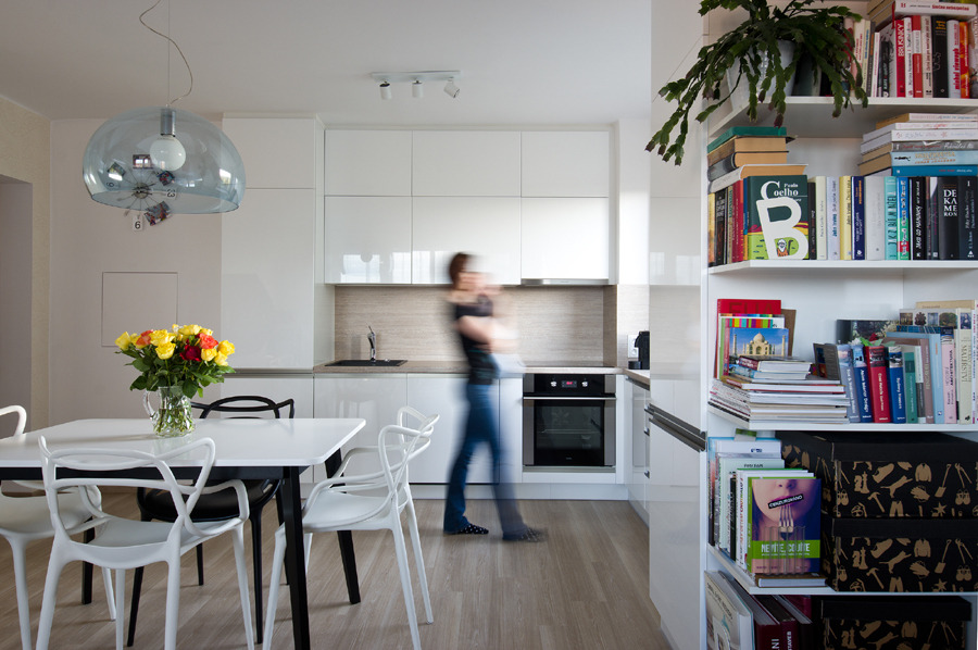 2016 年完成的捷克小镇公寓室内设计-0