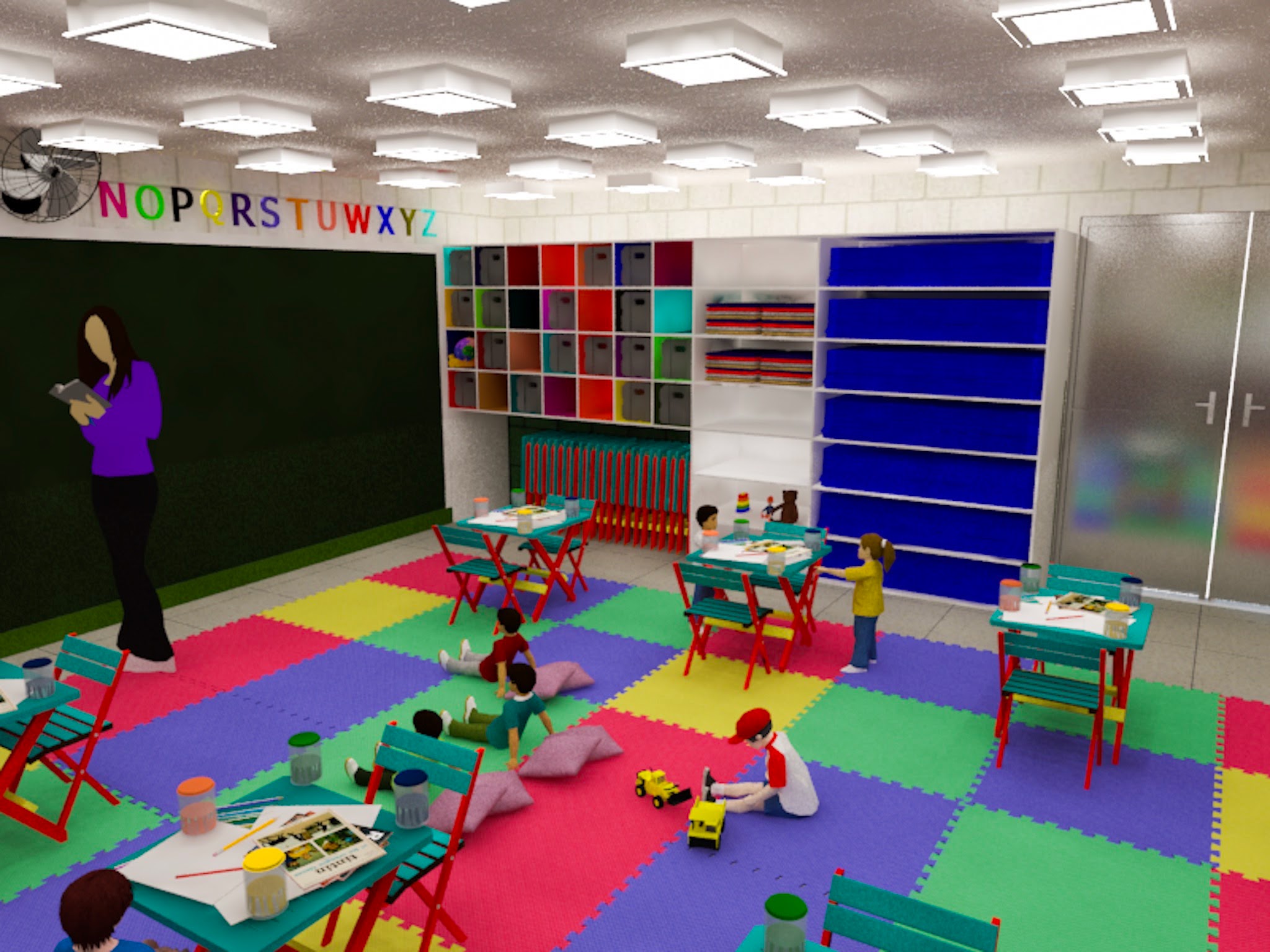 巴西 Guacuri 区幼儿园快速低成本改革-7