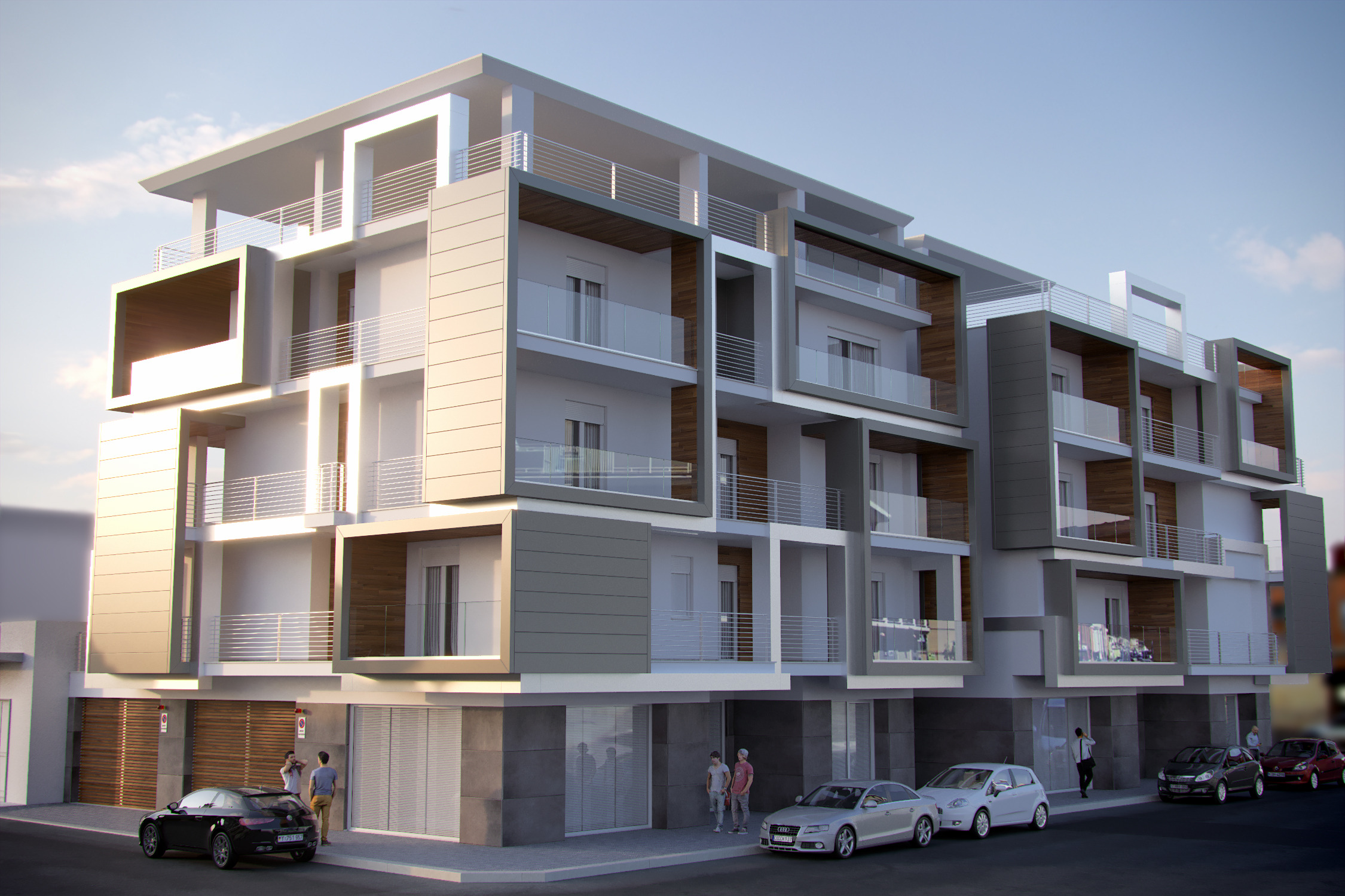 Orta Nova 的多家庭公寓楼设计-1