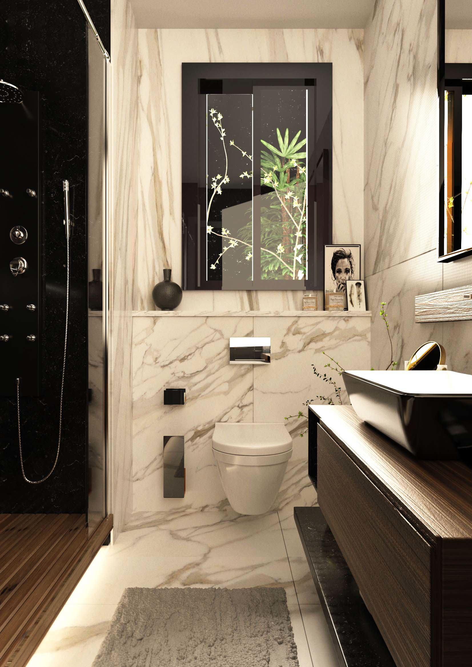 简约时尚的浴室设计-5