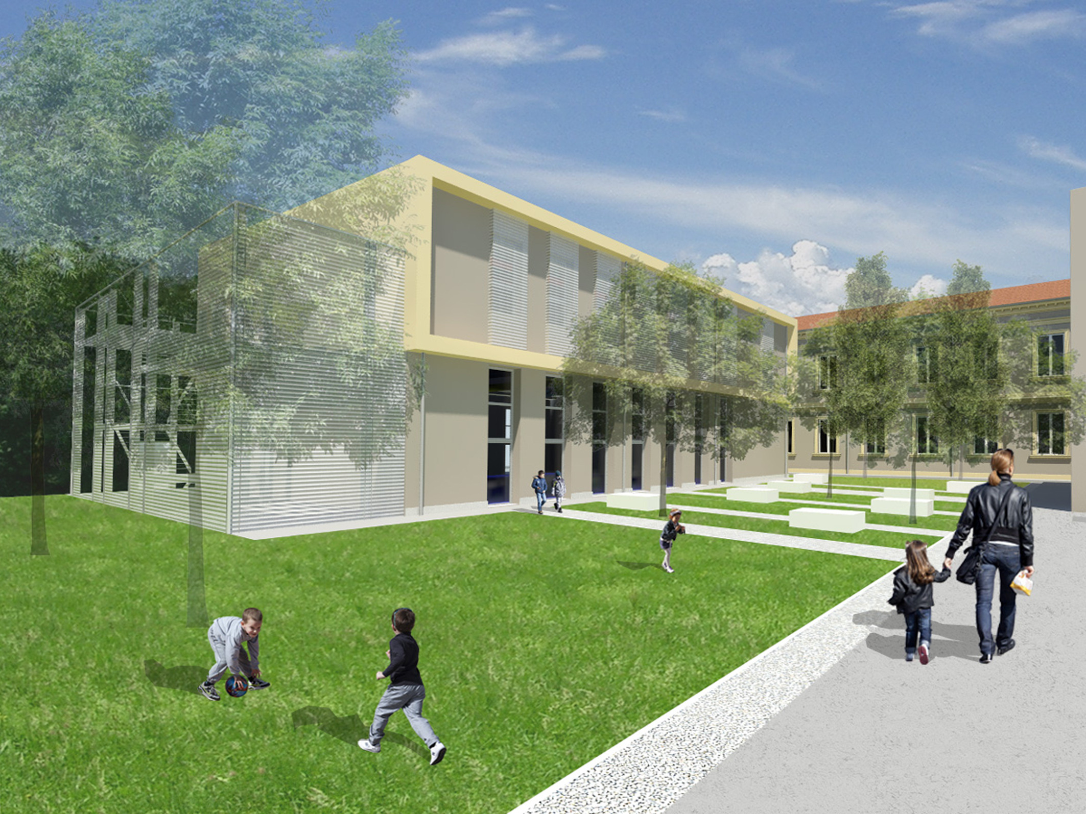 意大利 Foresti 小学扩建工程-9