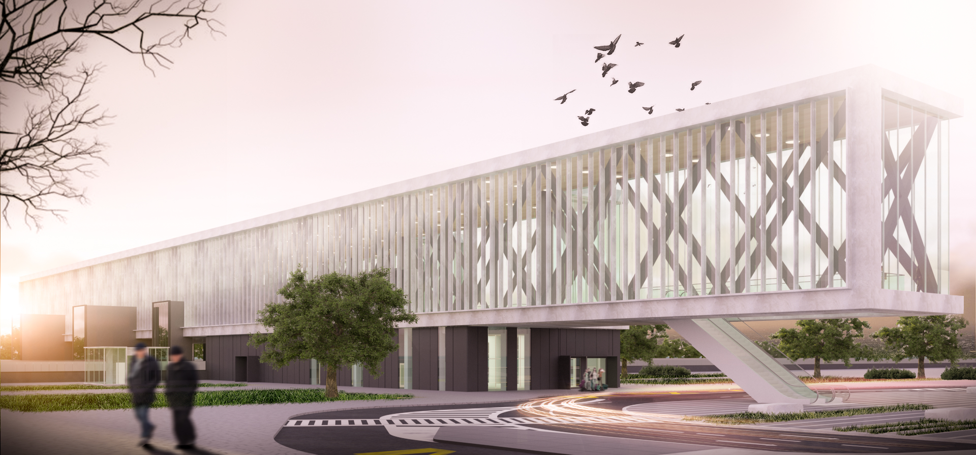 Podgorica 主火车站——百万乘客的现代舒适之桥-3