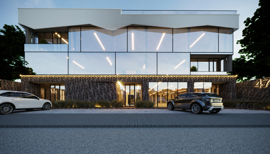 雪山之韵 · 克拉斯诺达尔办公楼设计-5