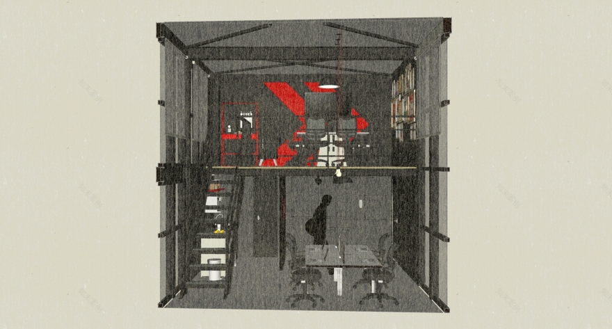 巴西圣保罗 Live Biz 工作室翻新设计-44