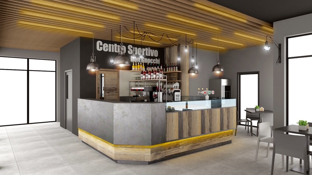 运动中心的餐饮空间设计-0