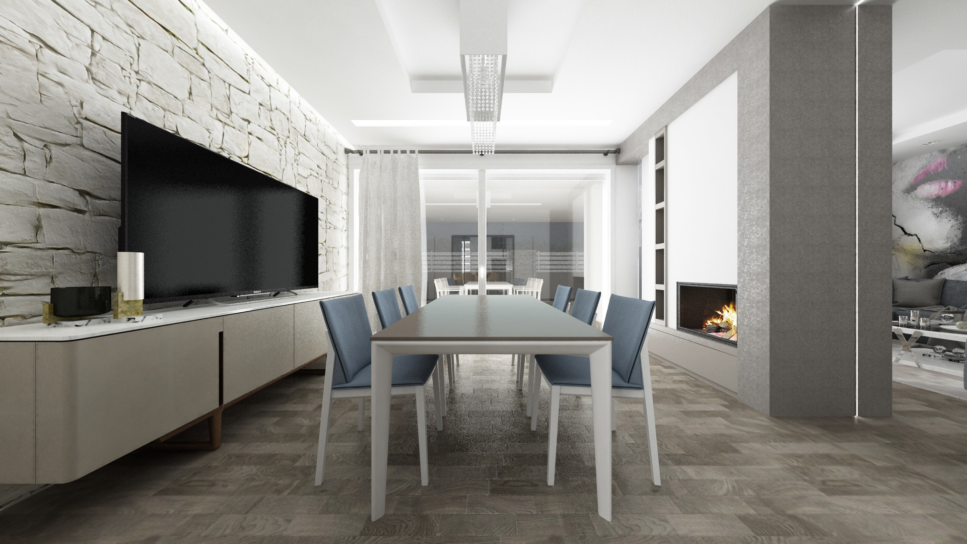 现代家庭别墅设计，室内外和谐共生-27