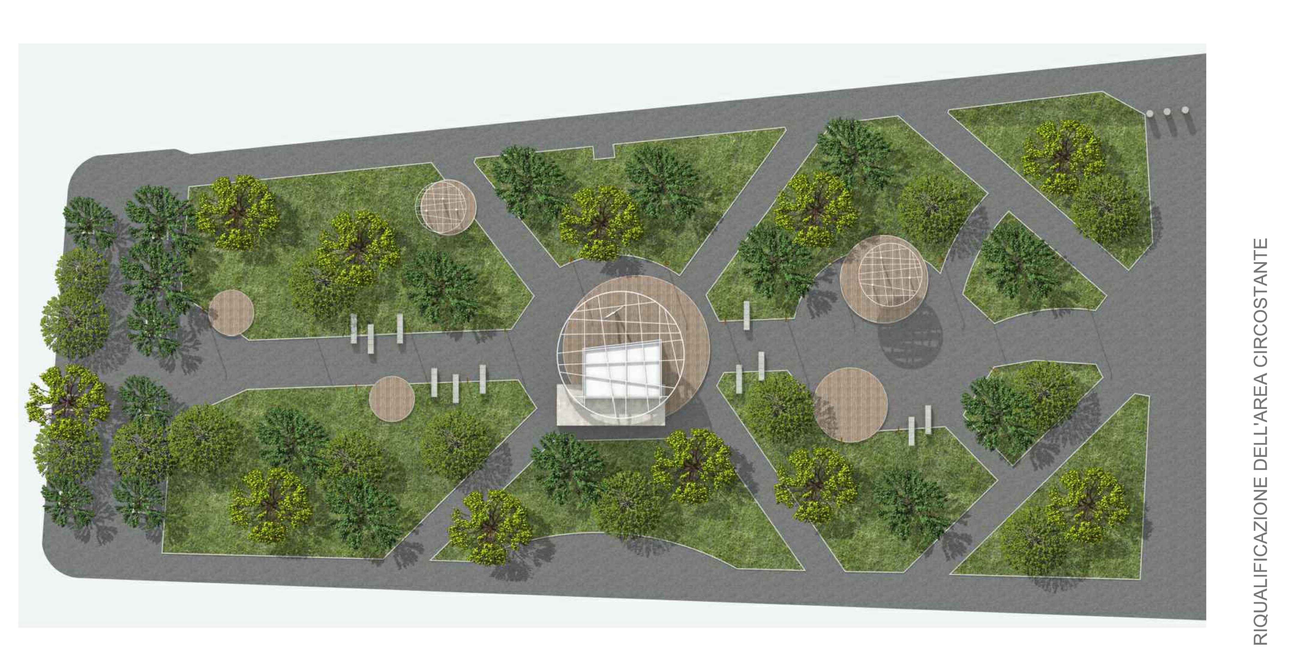 未实现的公共花园设计 | 评述 Pescara“五一广场”花园改造计划-2