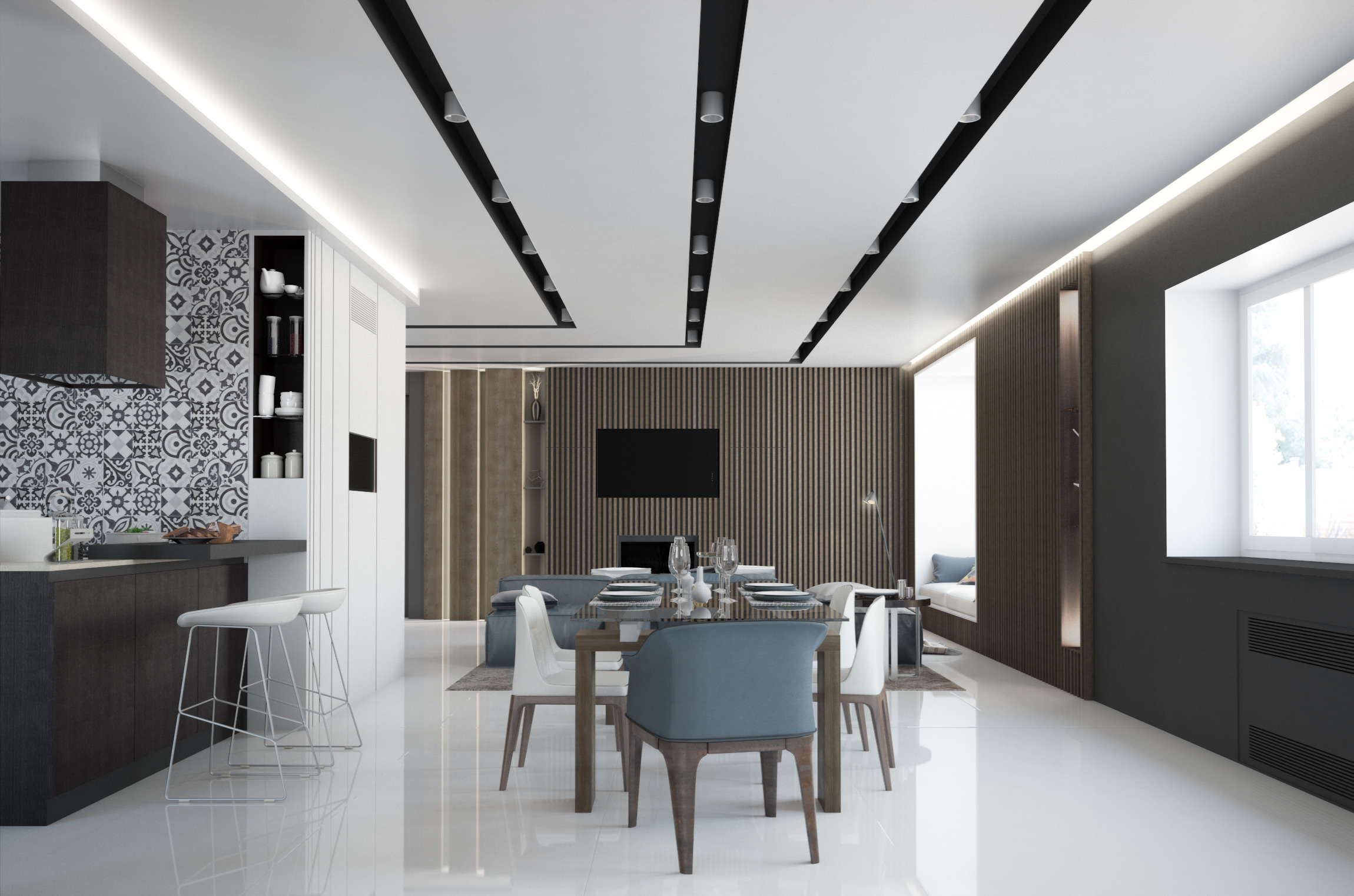 私人别墅室内设计案例解析-1