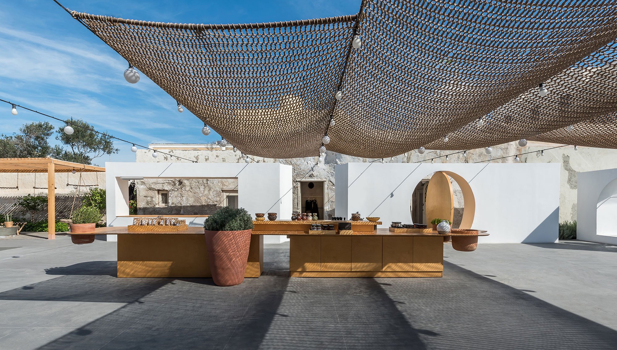 Cycladic Folklore Meets Contemporary Modernism at the Open Market on Santorini Island-4