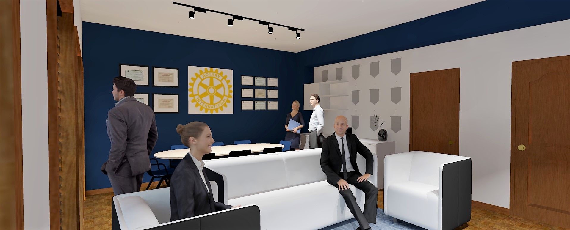 2017 年完成的旋转俱乐部室内设计案例-4