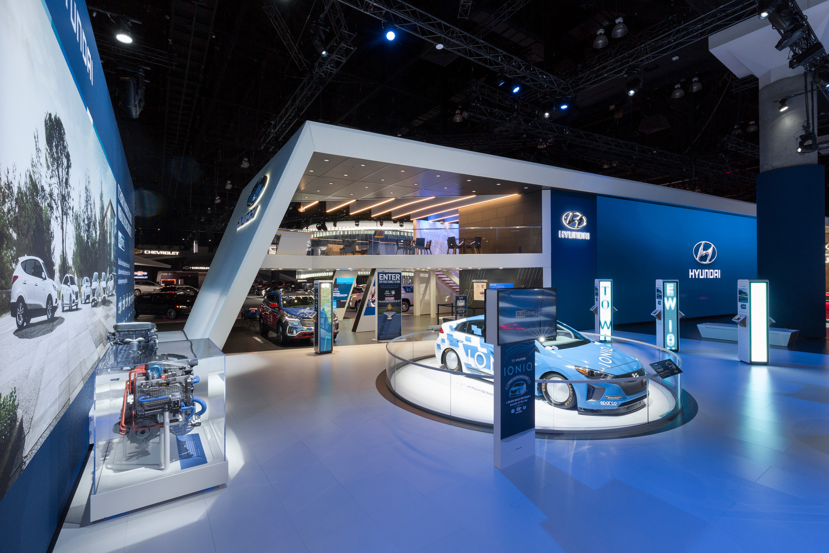 现代汽车洛杉矶车展 2016 展示空间设计-2