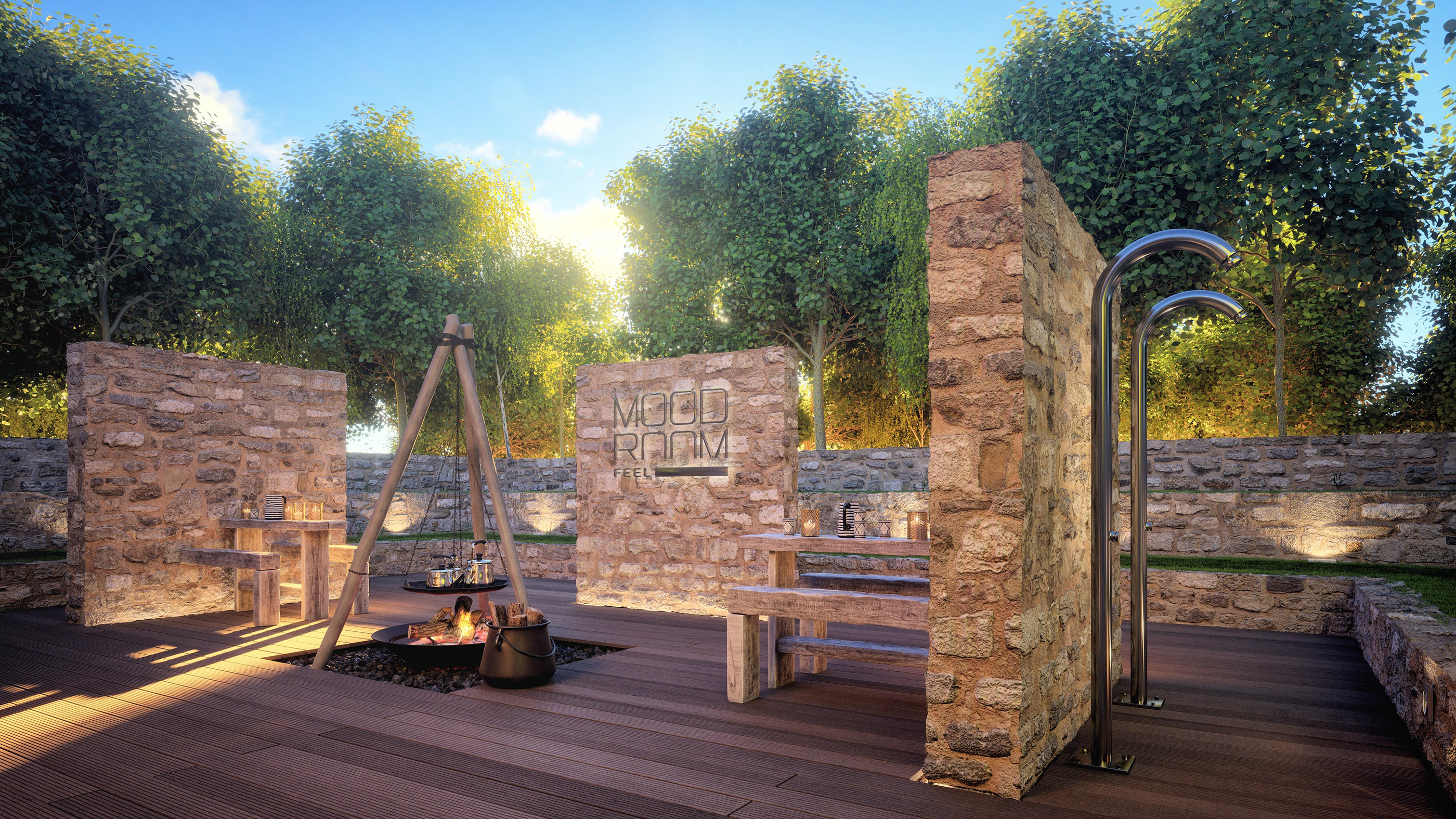 活动桑拿房设计，多元灯光营造 Mood-Room 氛围-21