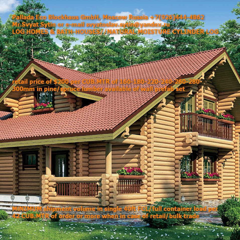 俄罗斯原木圆柱住宅，绿色环保建筑新选择-18