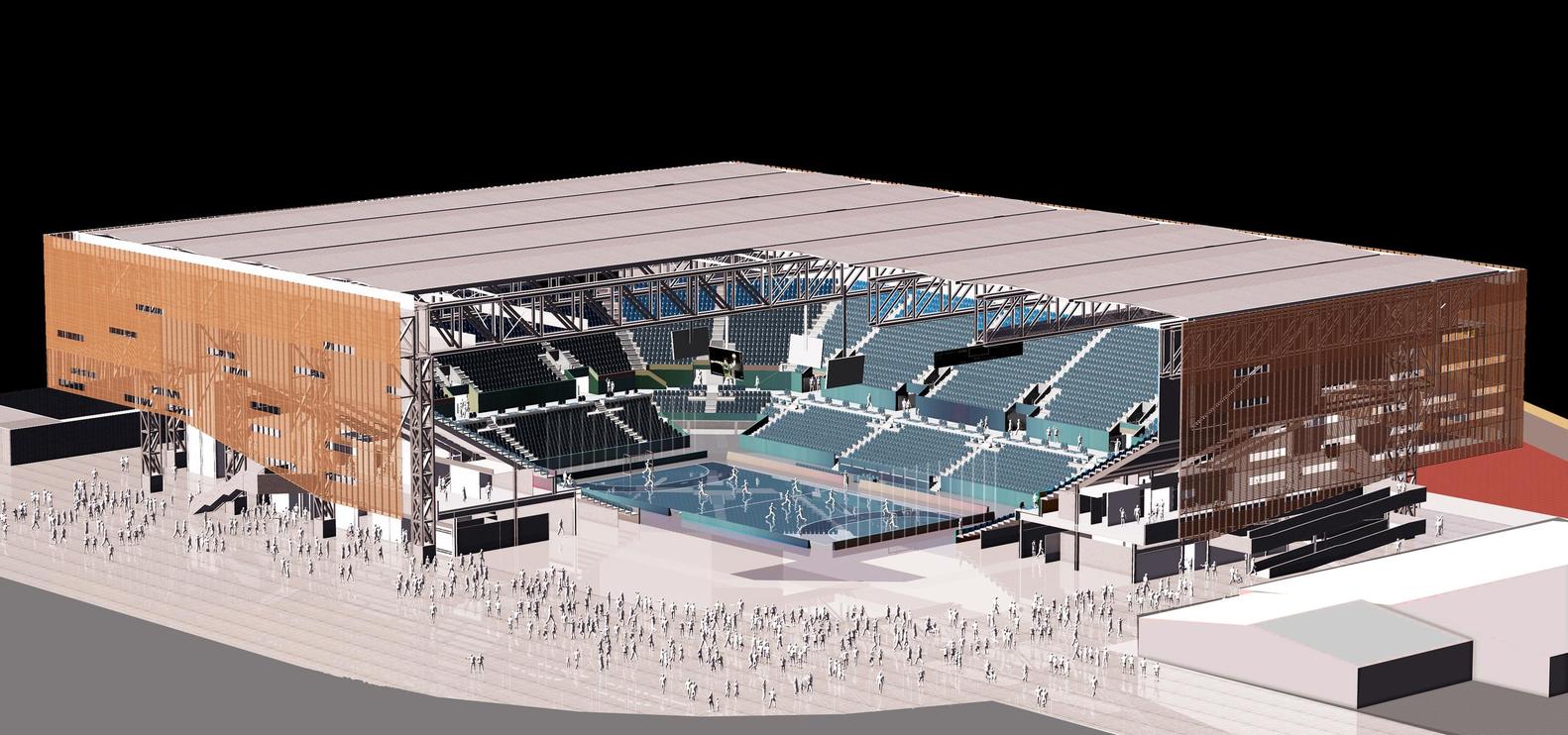 里约 2016 奥运会手球赛场——灵活可变的八角形建筑-37