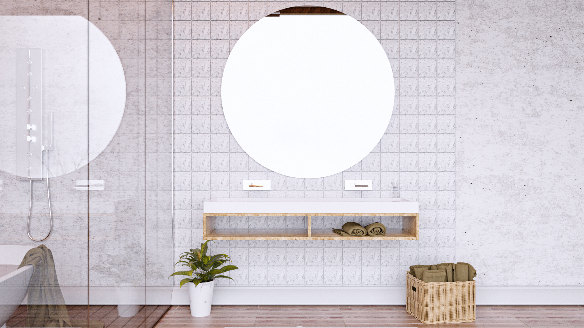 浴室里的雅致设计-1