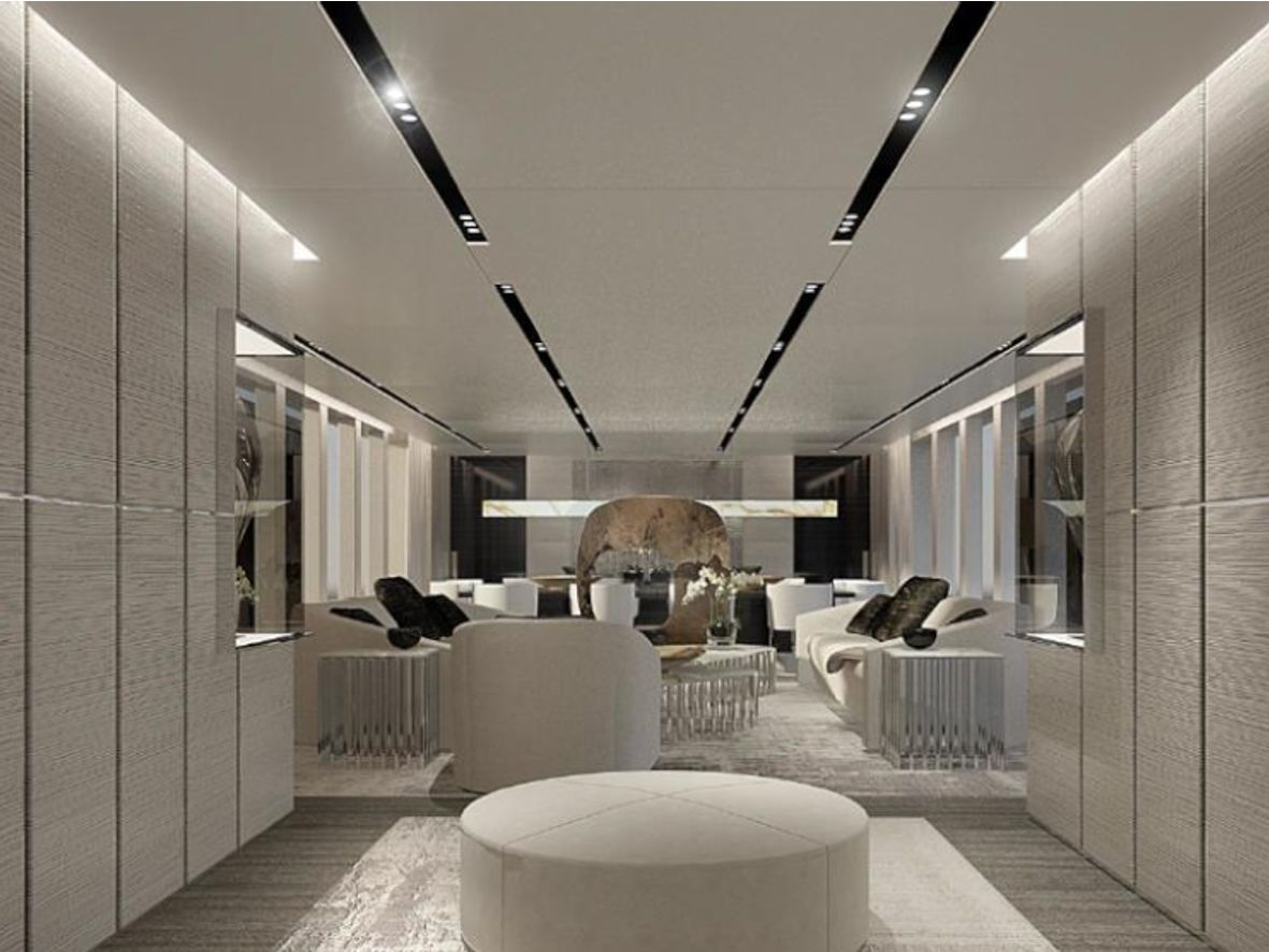 船舶室内设计团队打造 50 米豪华游艇内饰-52